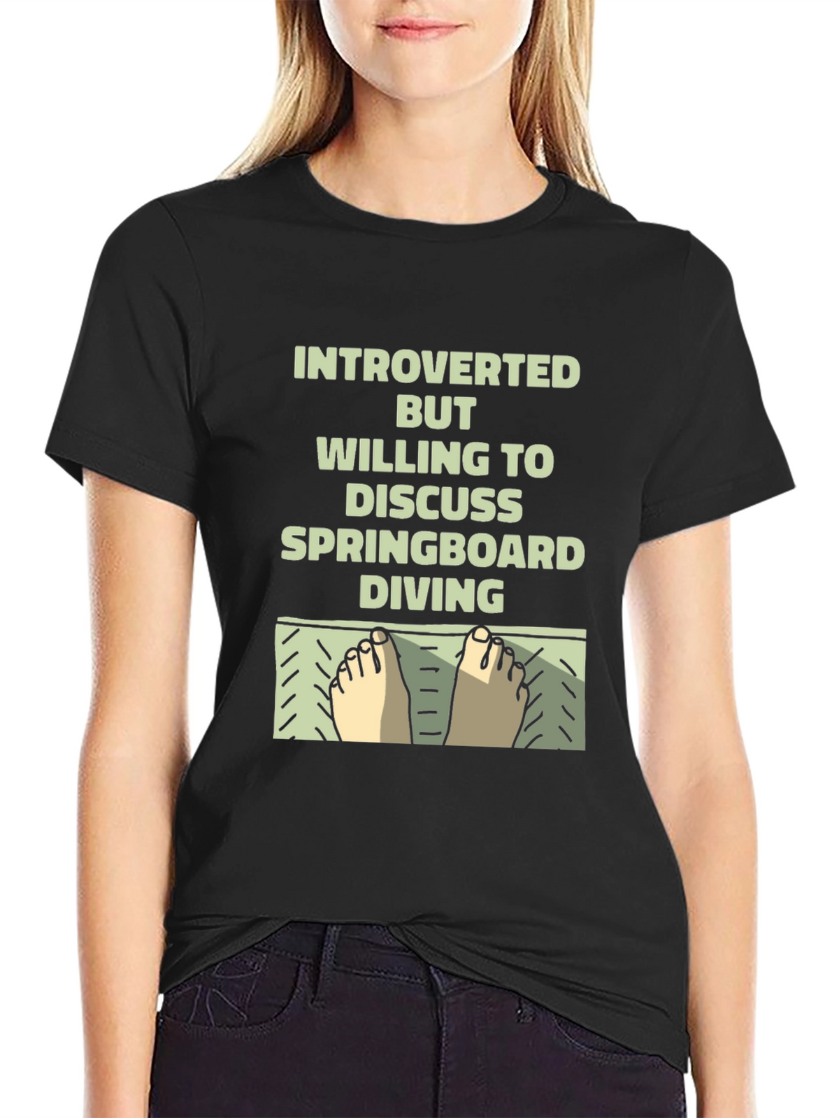 Introverted Springboard Diving T-Shirt