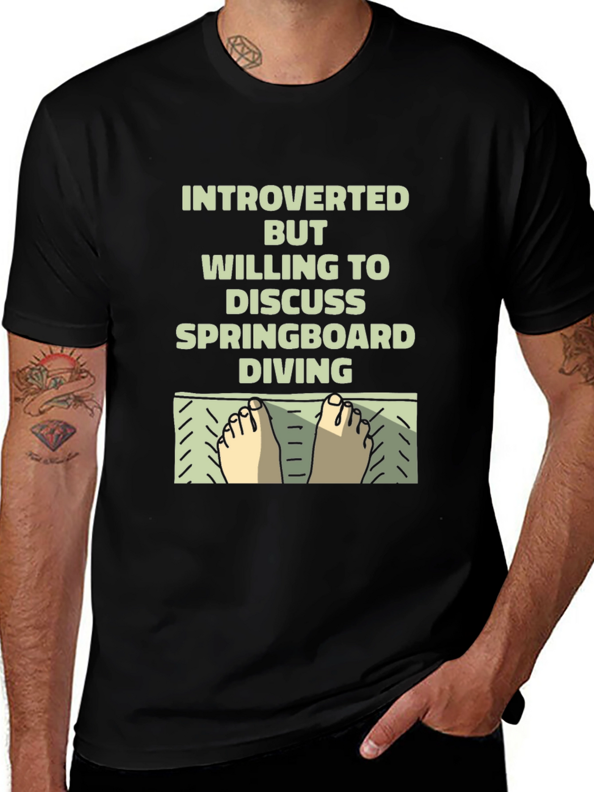 Introverted Springboard Diving T-Shirt