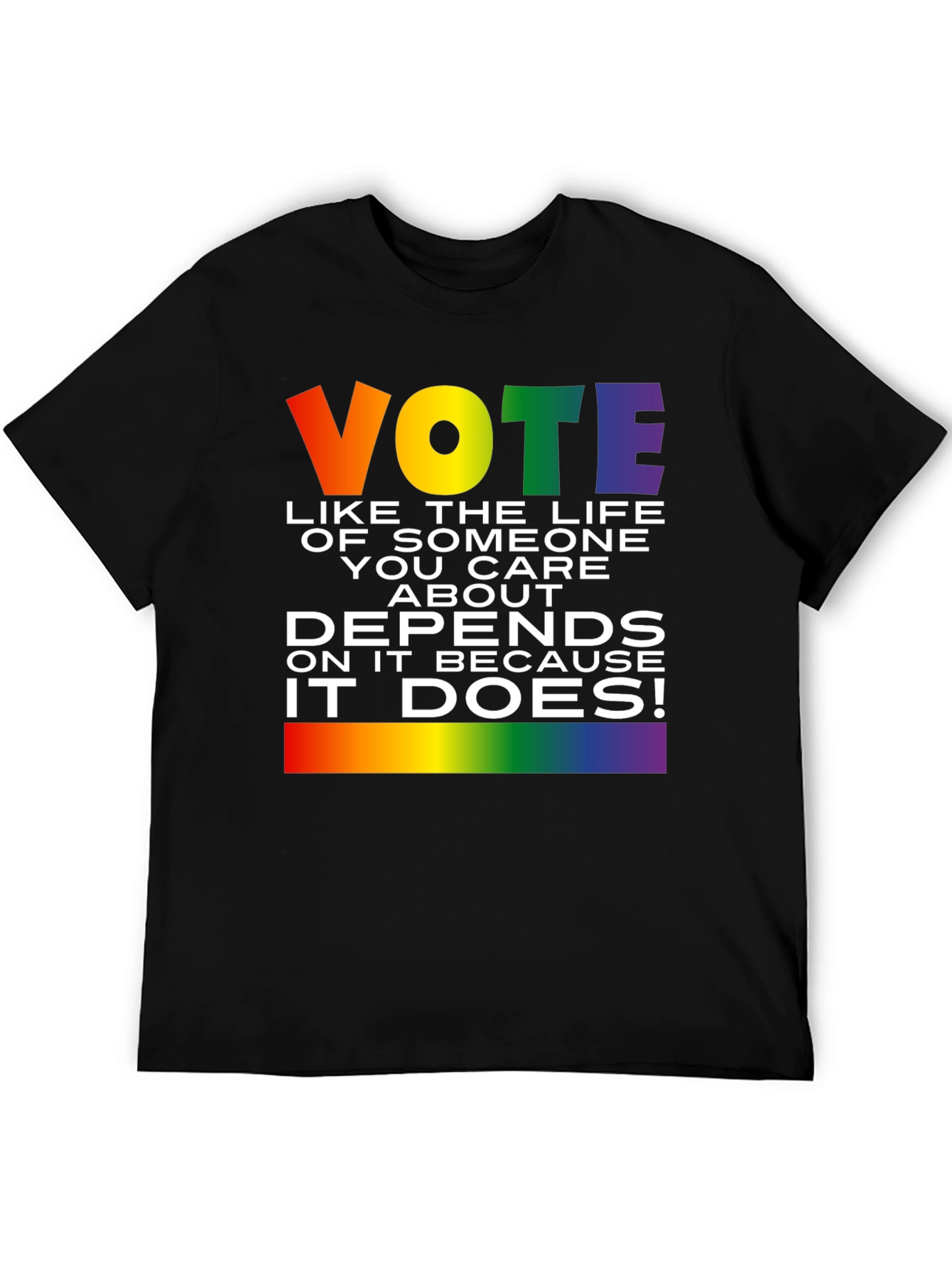 Vote Pride T-Shirt: Life Depends On It!