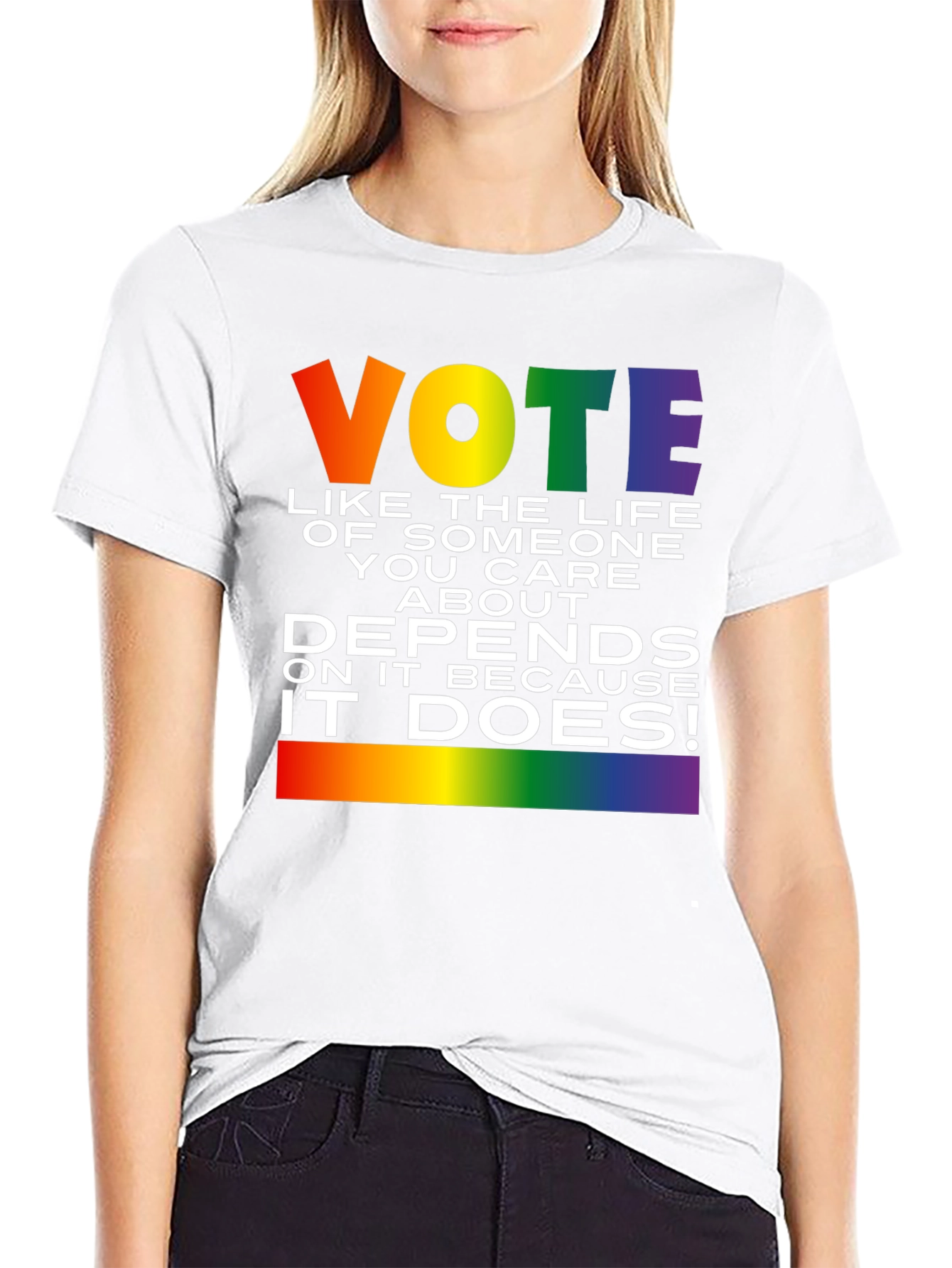 Vote Pride T-Shirt: Life Depends On It!