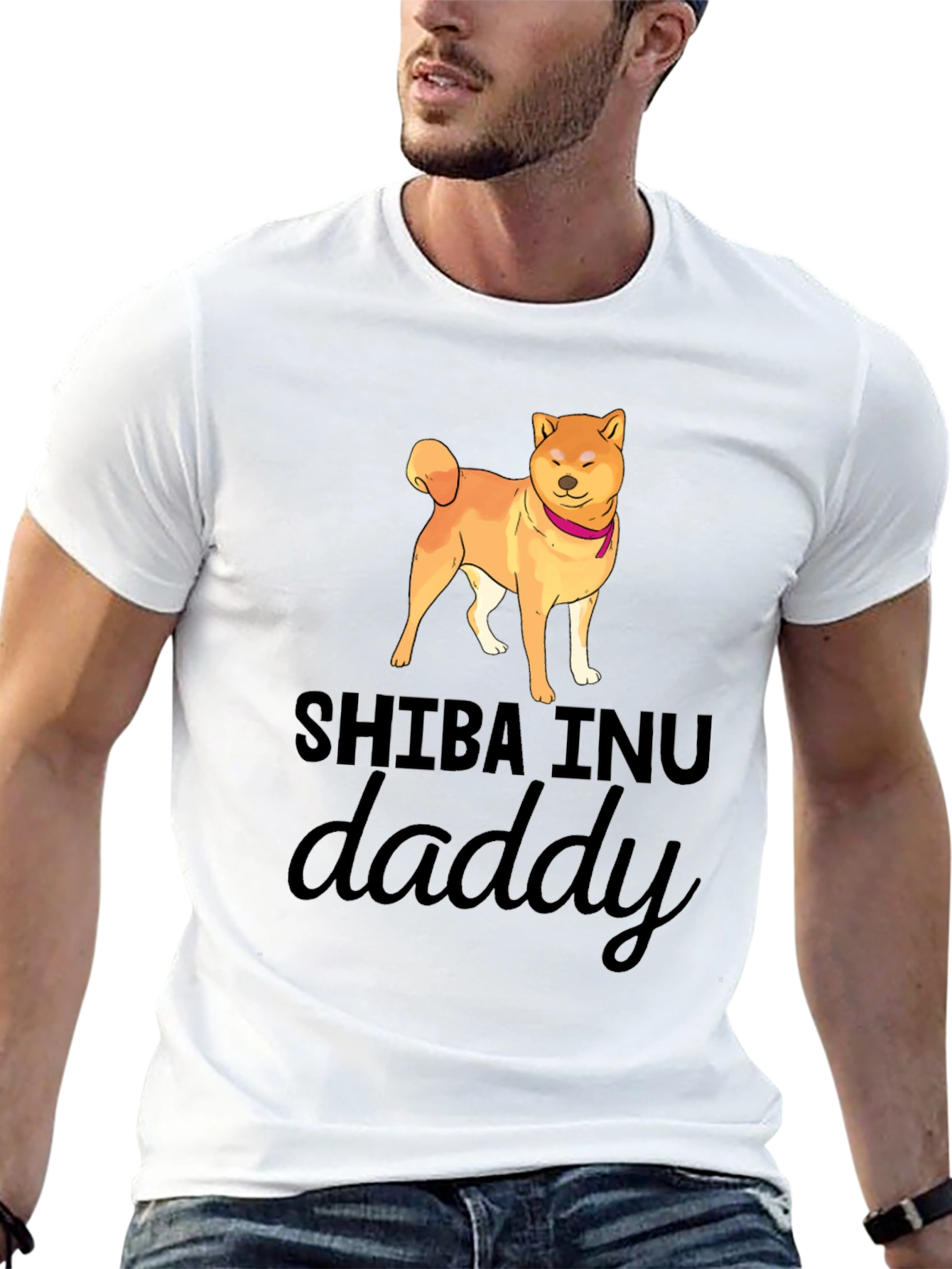 Shiba Inu Daddy Graphic Tee