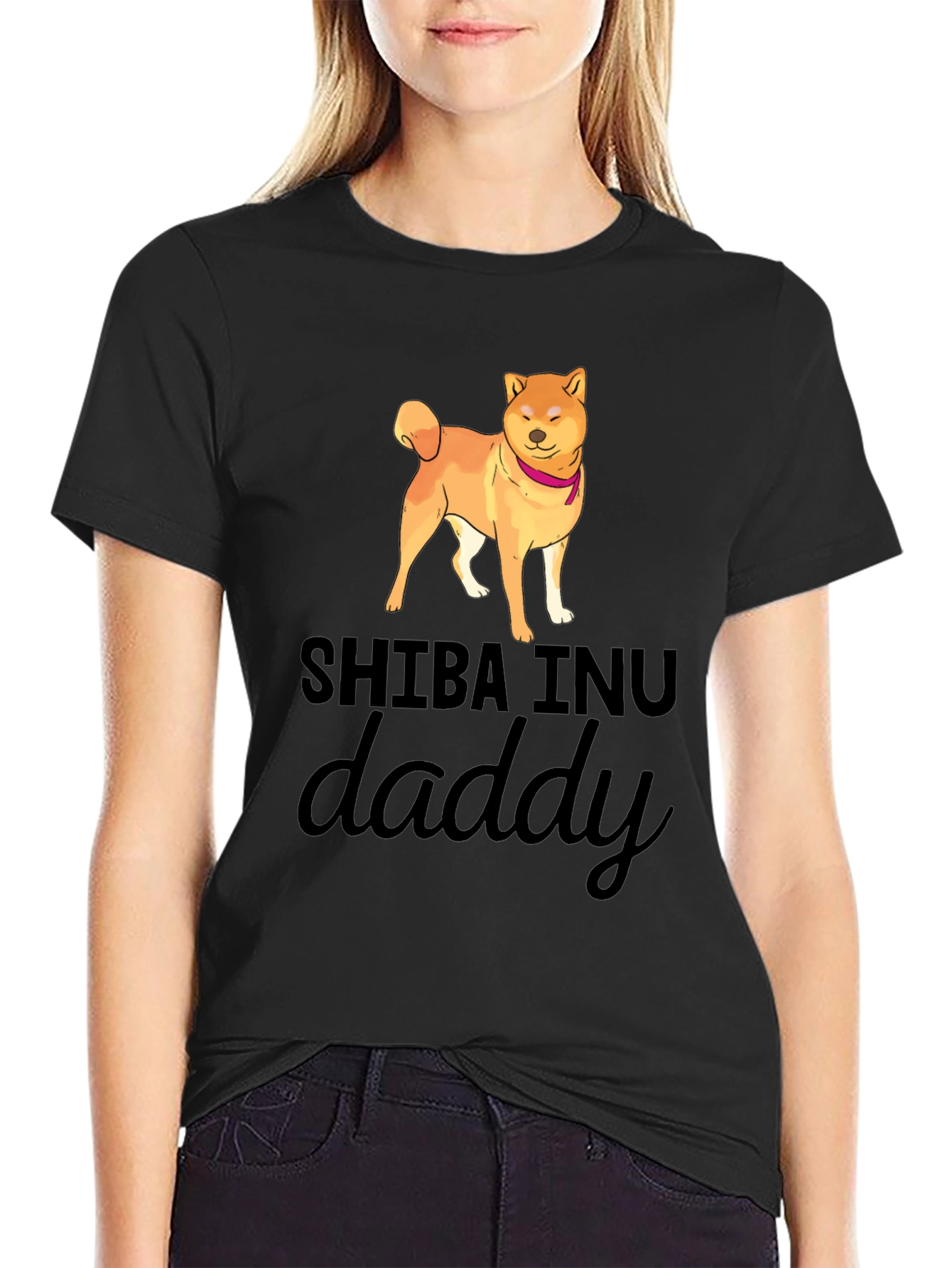 Shiba Inu Daddy Graphic Tee