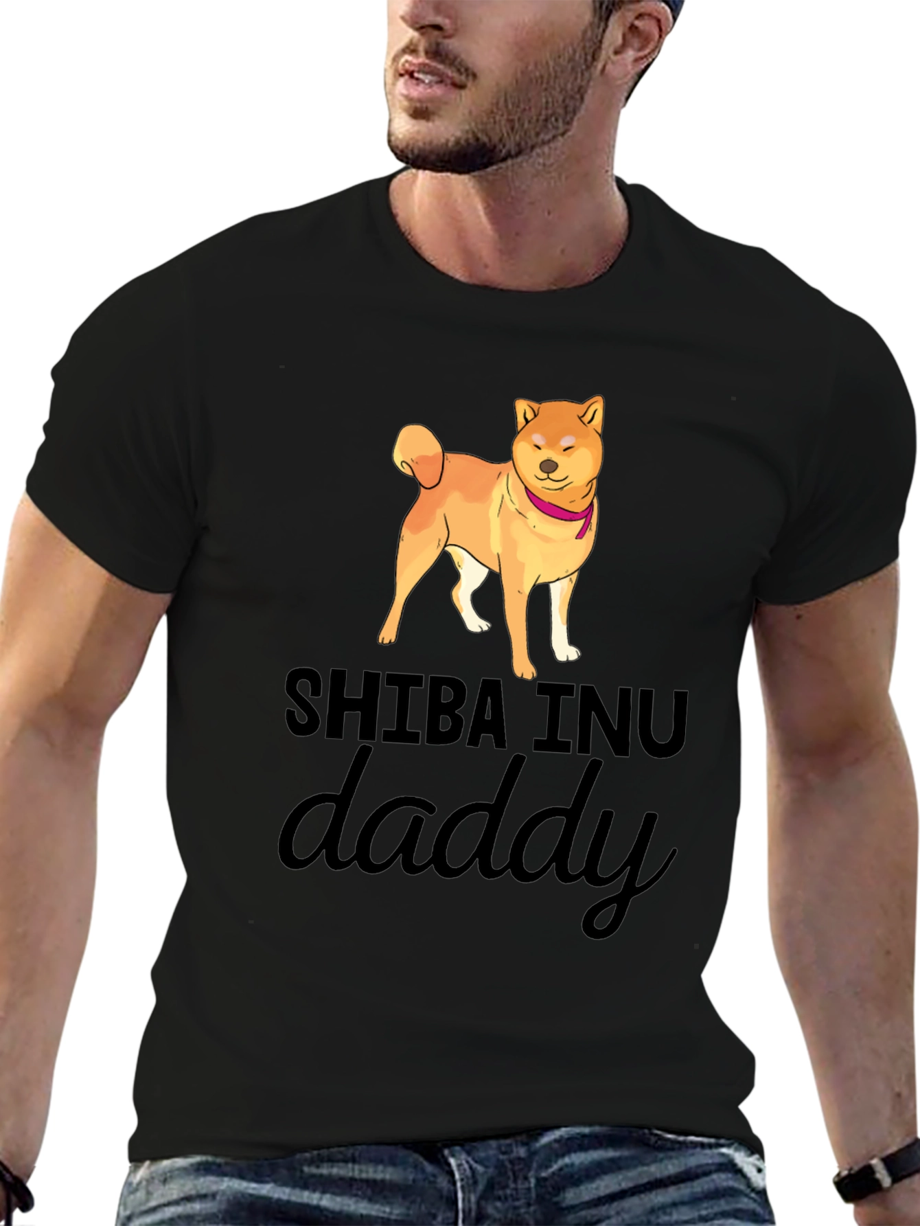 Shiba Inu Daddy Graphic Tee