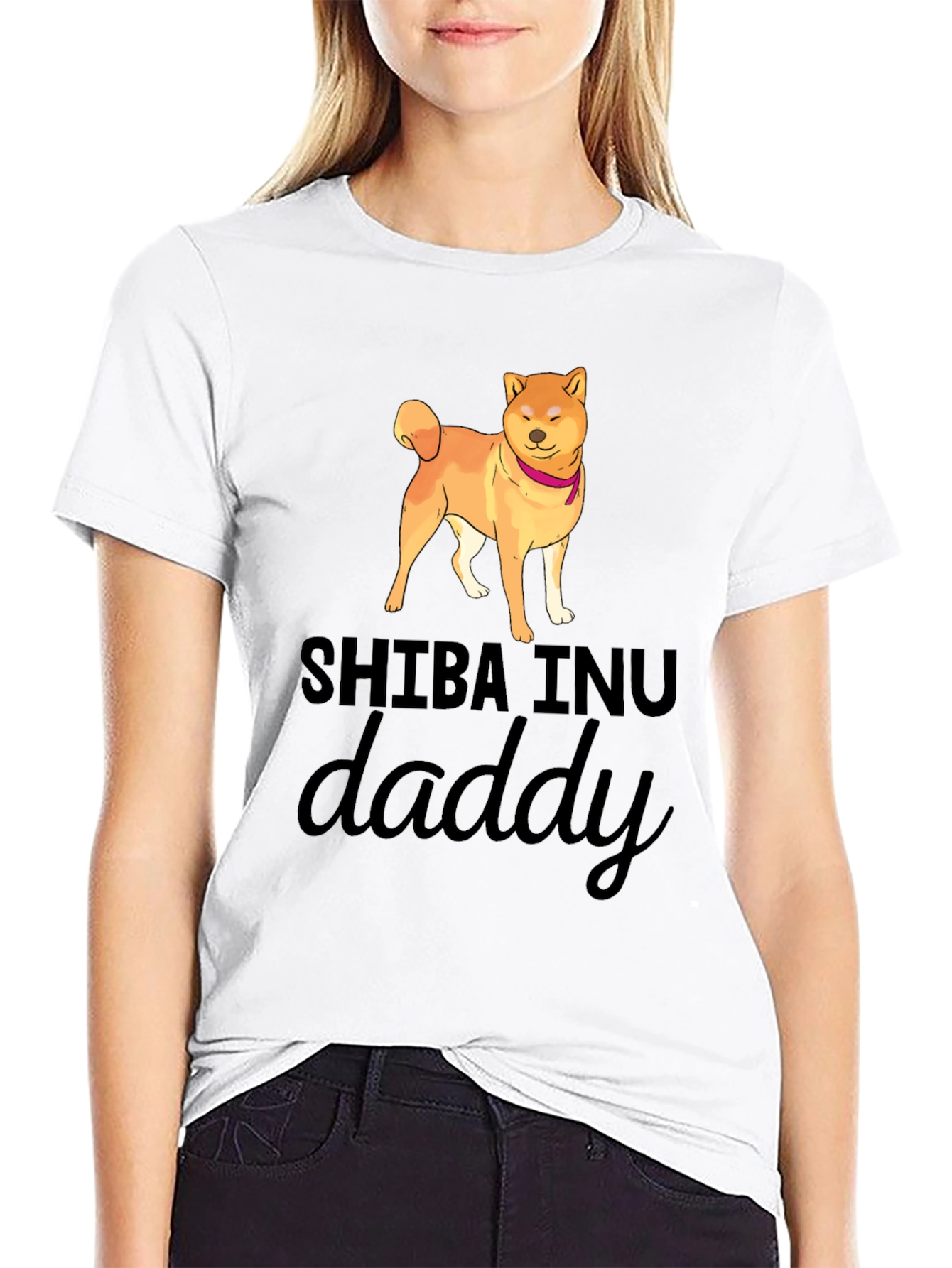 Shiba Inu Daddy Graphic Tee