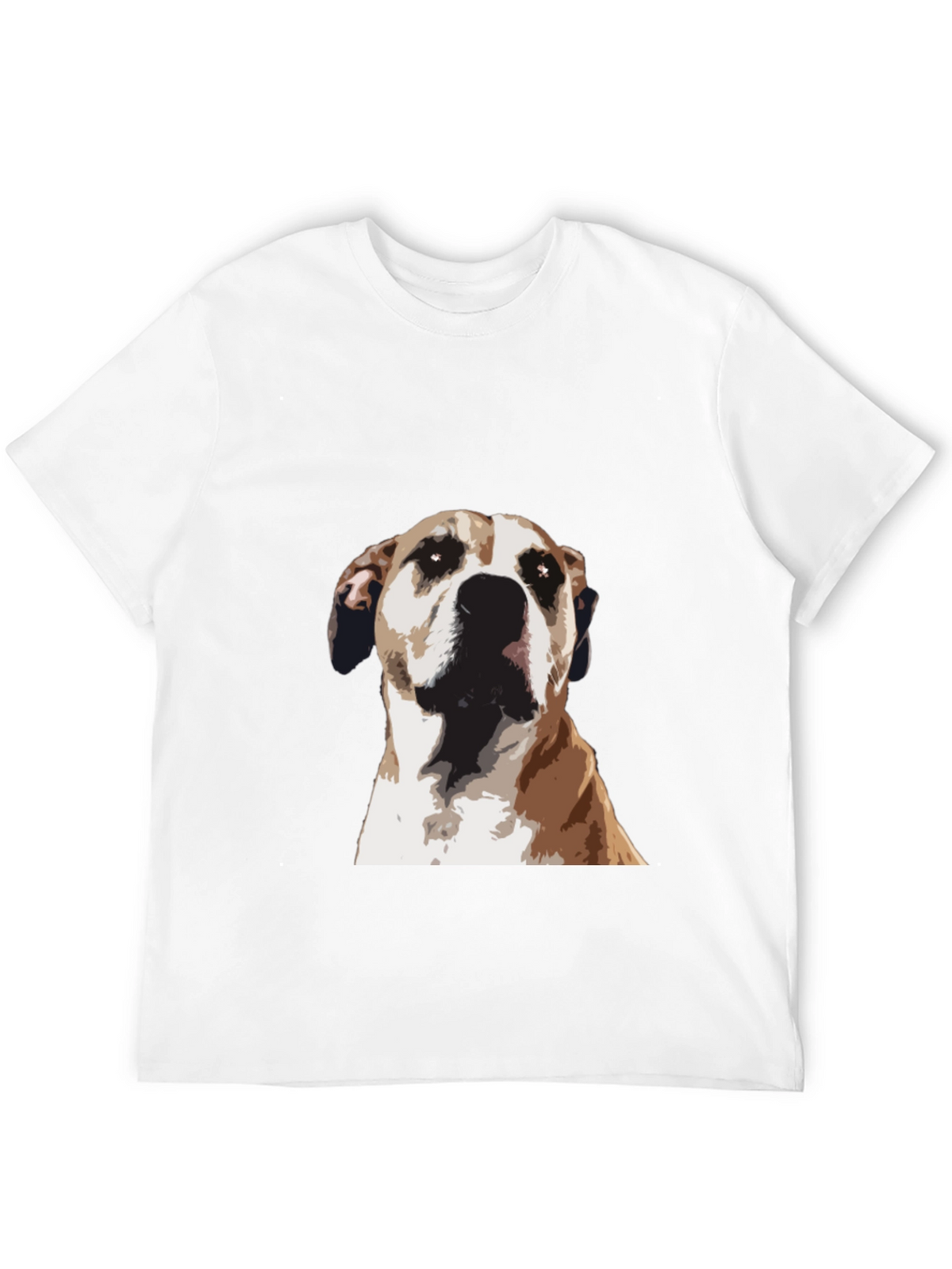 Dog Graphic Tee - Stylish Mens Black T-Shirt