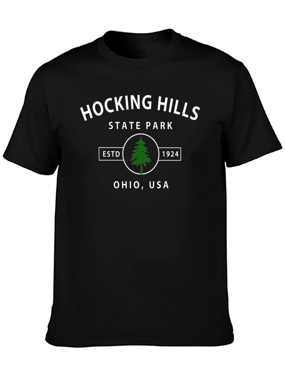 Hocking Hills State Park T-Shirt Black