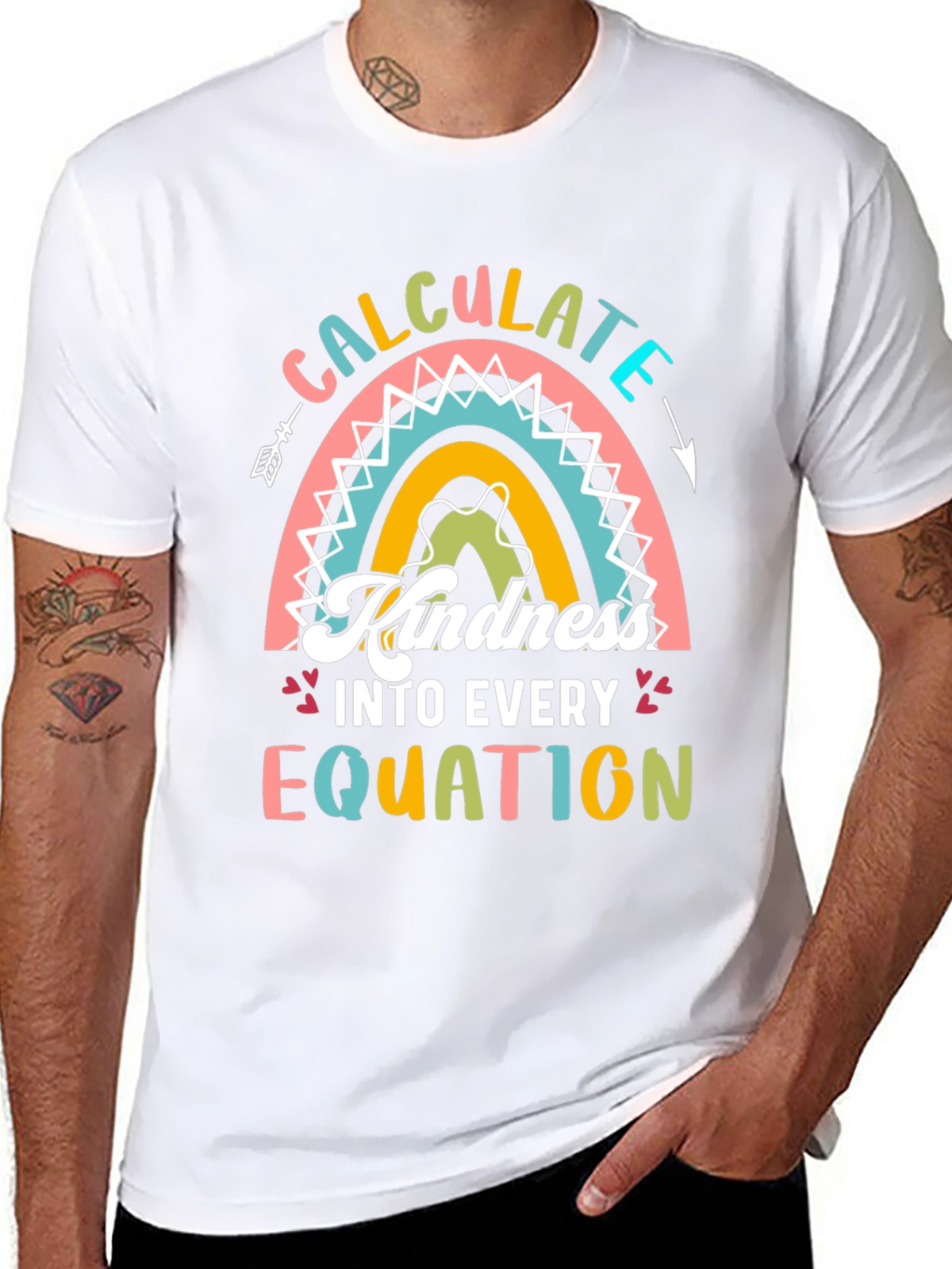 Kindness Equation T-Shirt - Math Teacher Tee