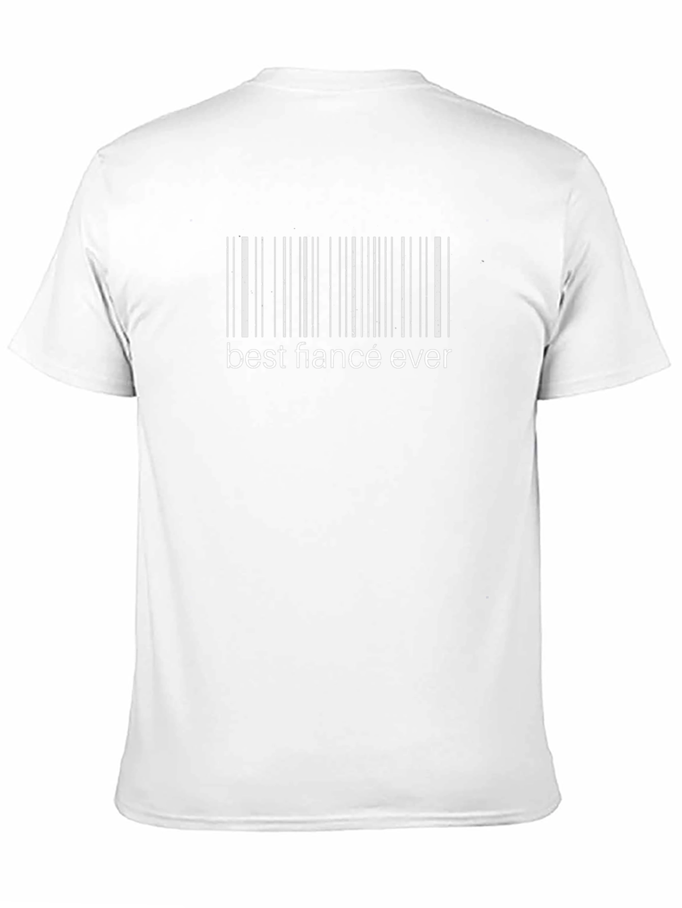 Best Fiance Ever Barcode Graphic Tee - Black