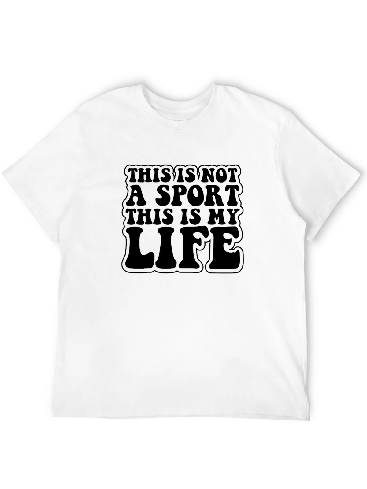 This Is My Life Graphic Tee - Black