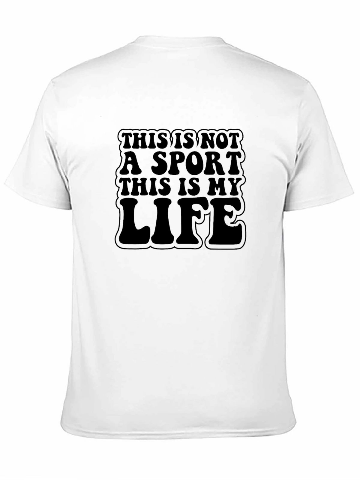 This Is My Life Graphic Tee - Black