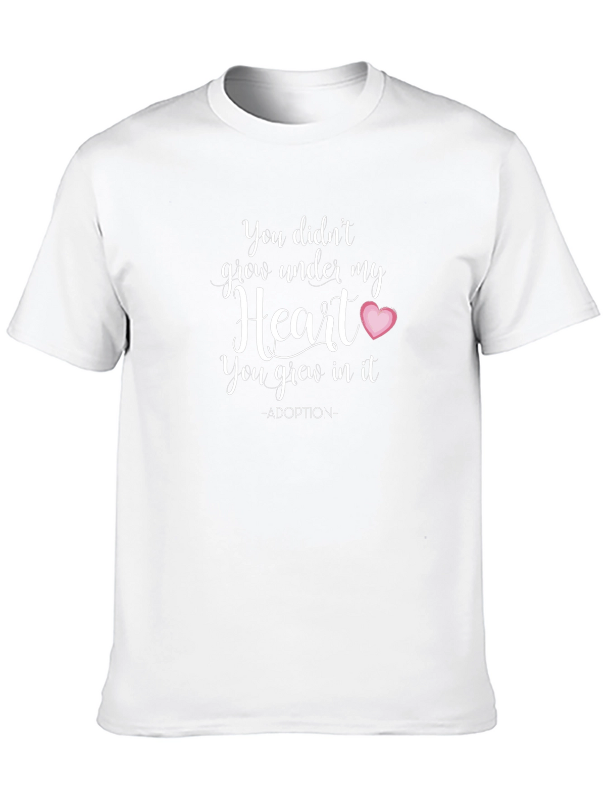 Adoption Heart Graphic Tee - You Grew In It