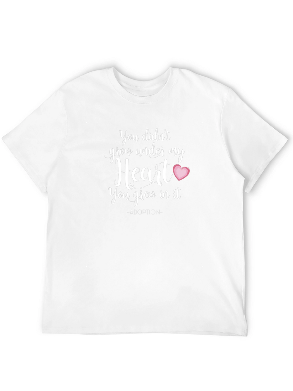 Adoption Heart Graphic Tee - You Grew In It