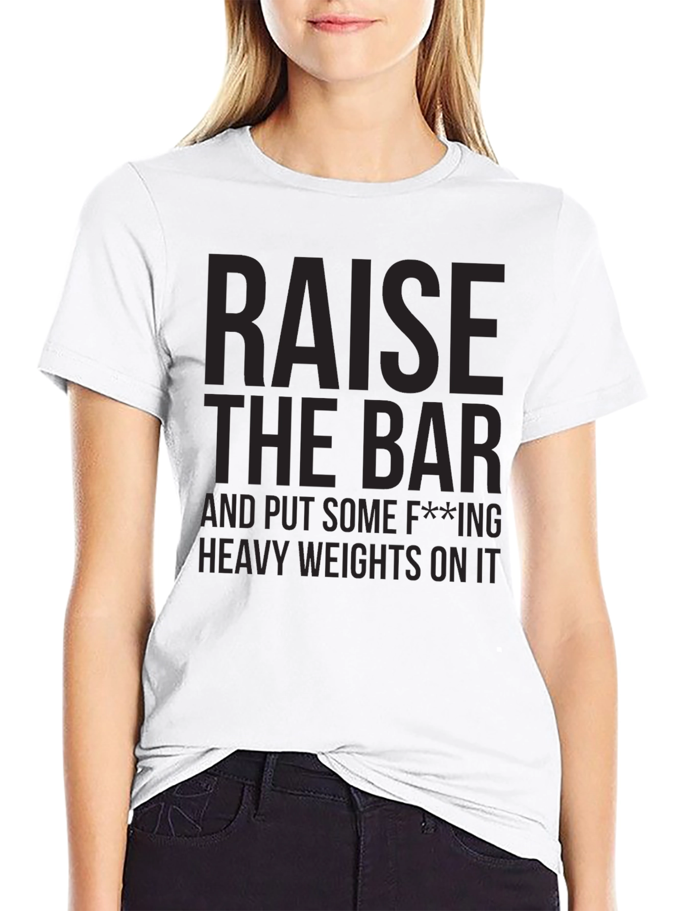 Raise the Bar Graphic T-Shirt - Gym Motivation