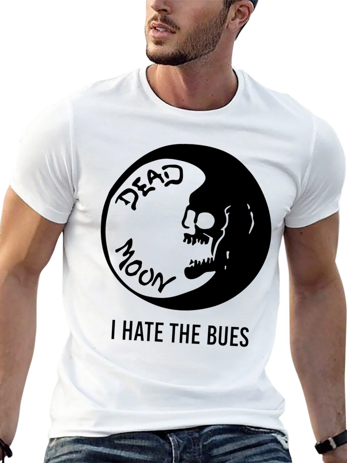 Dead Moon I Hate The Blues Black T-Shirt