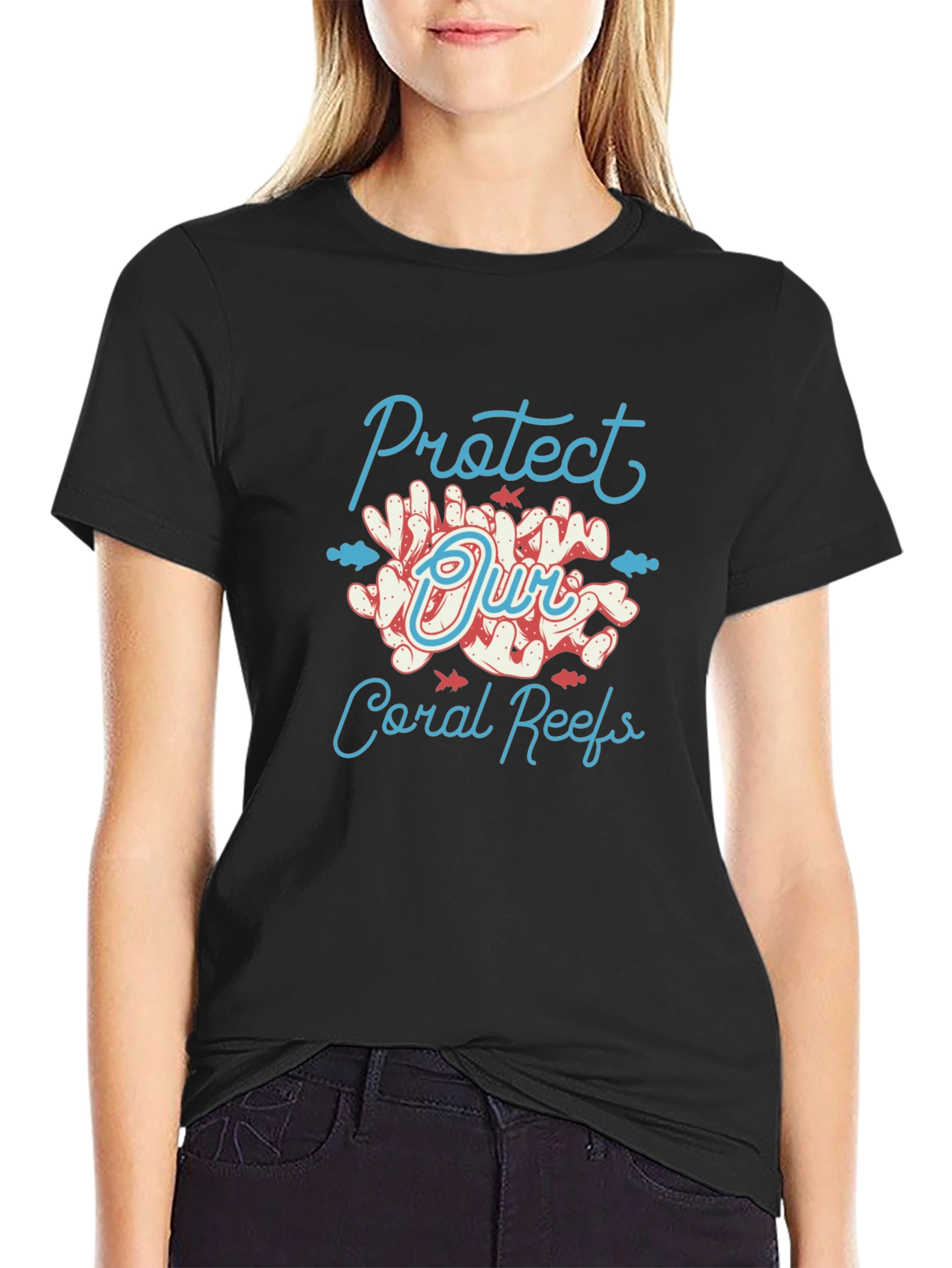 Protect Our Coral Reefs Graphic T-Shirt