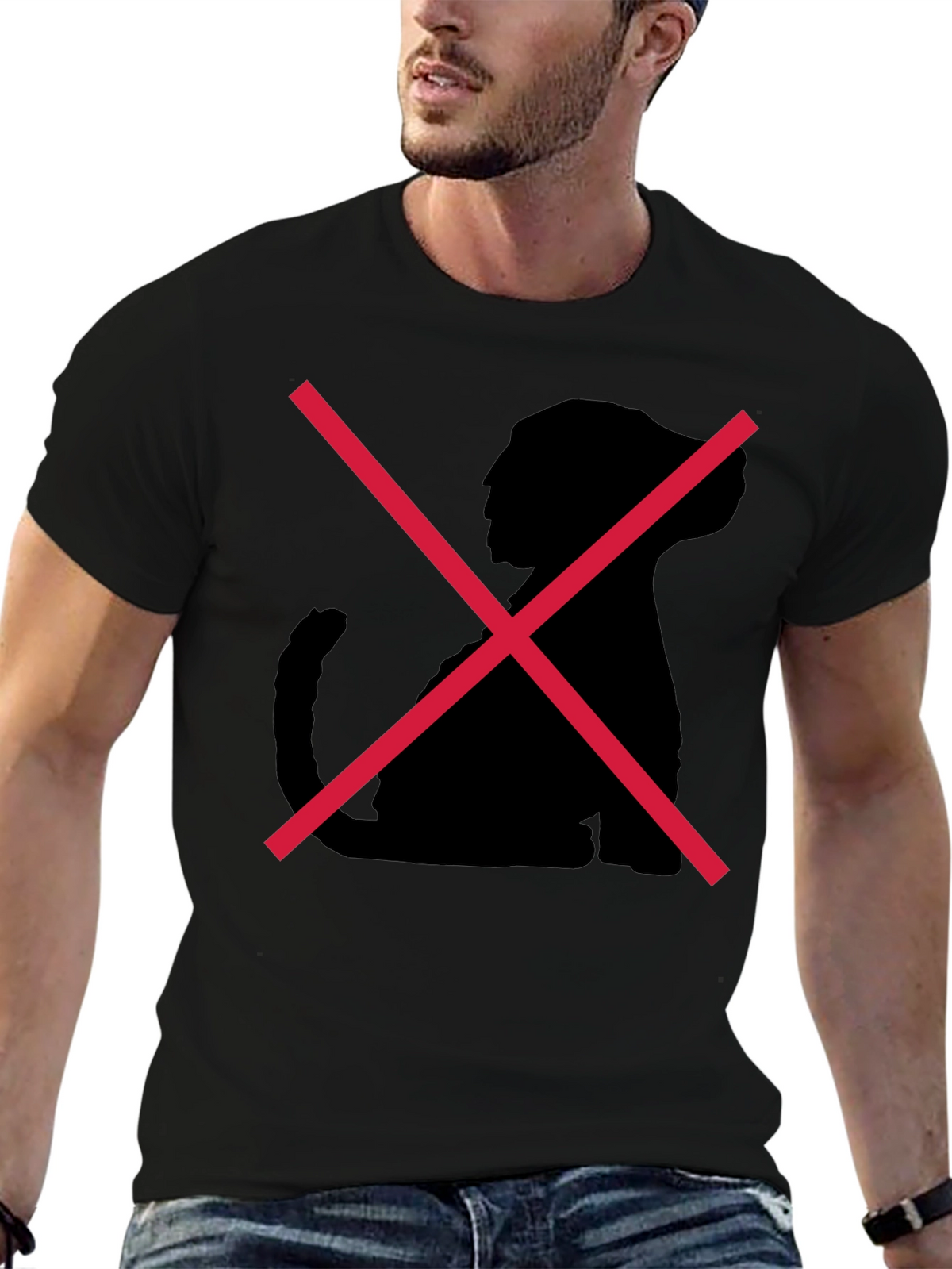 Black No Trump Silhouette T-Shirt
