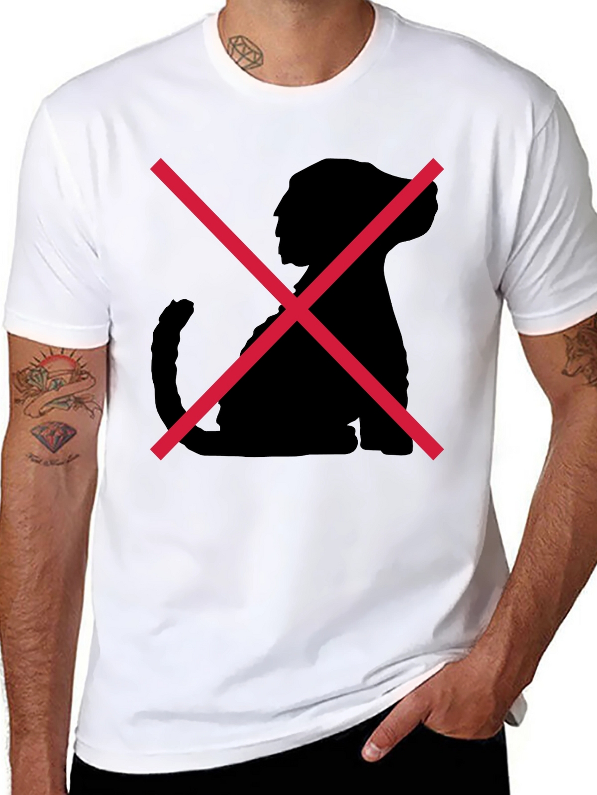 Black No Trump Silhouette T-Shirt
