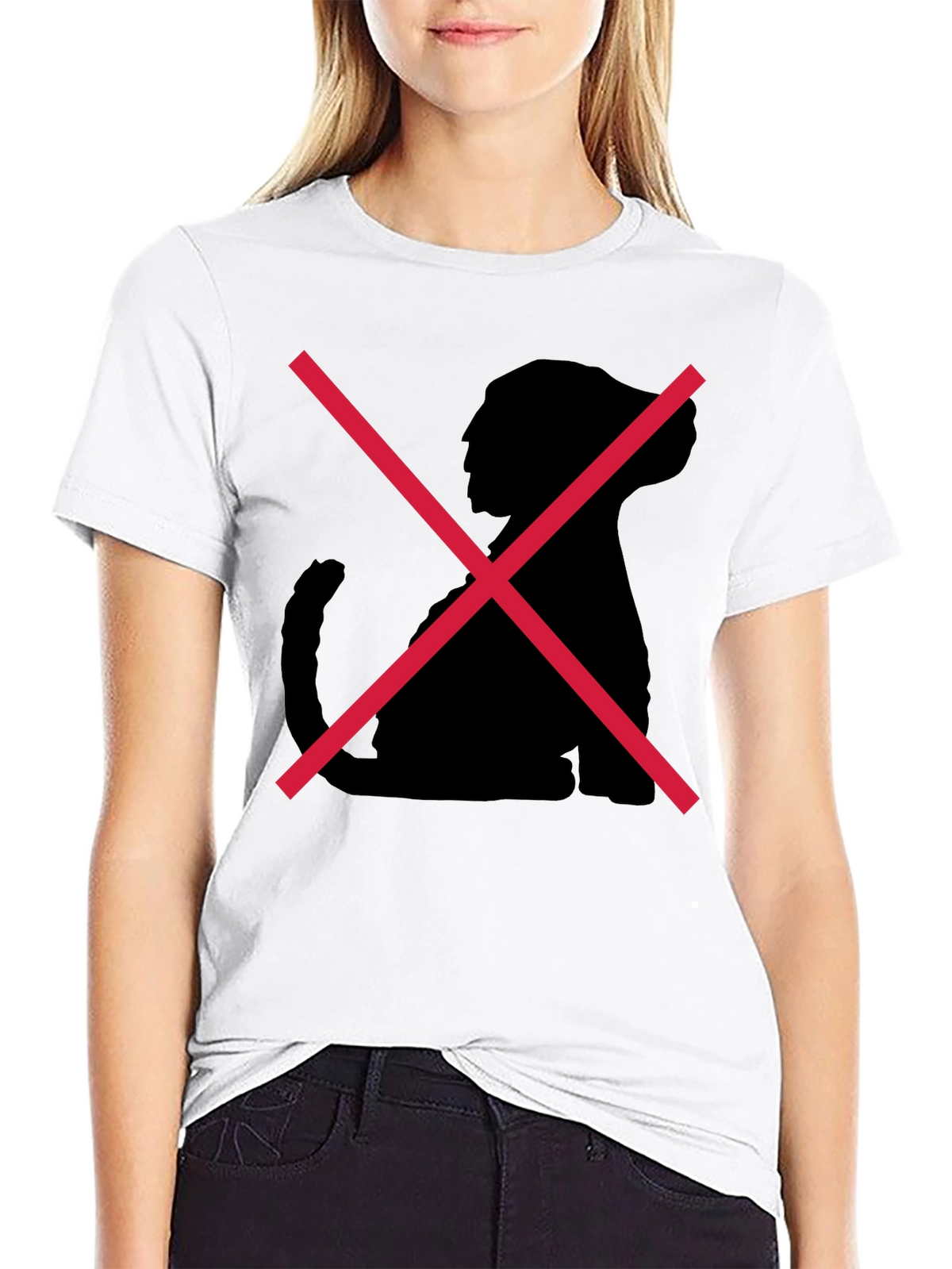 Black No Trump Silhouette T-Shirt