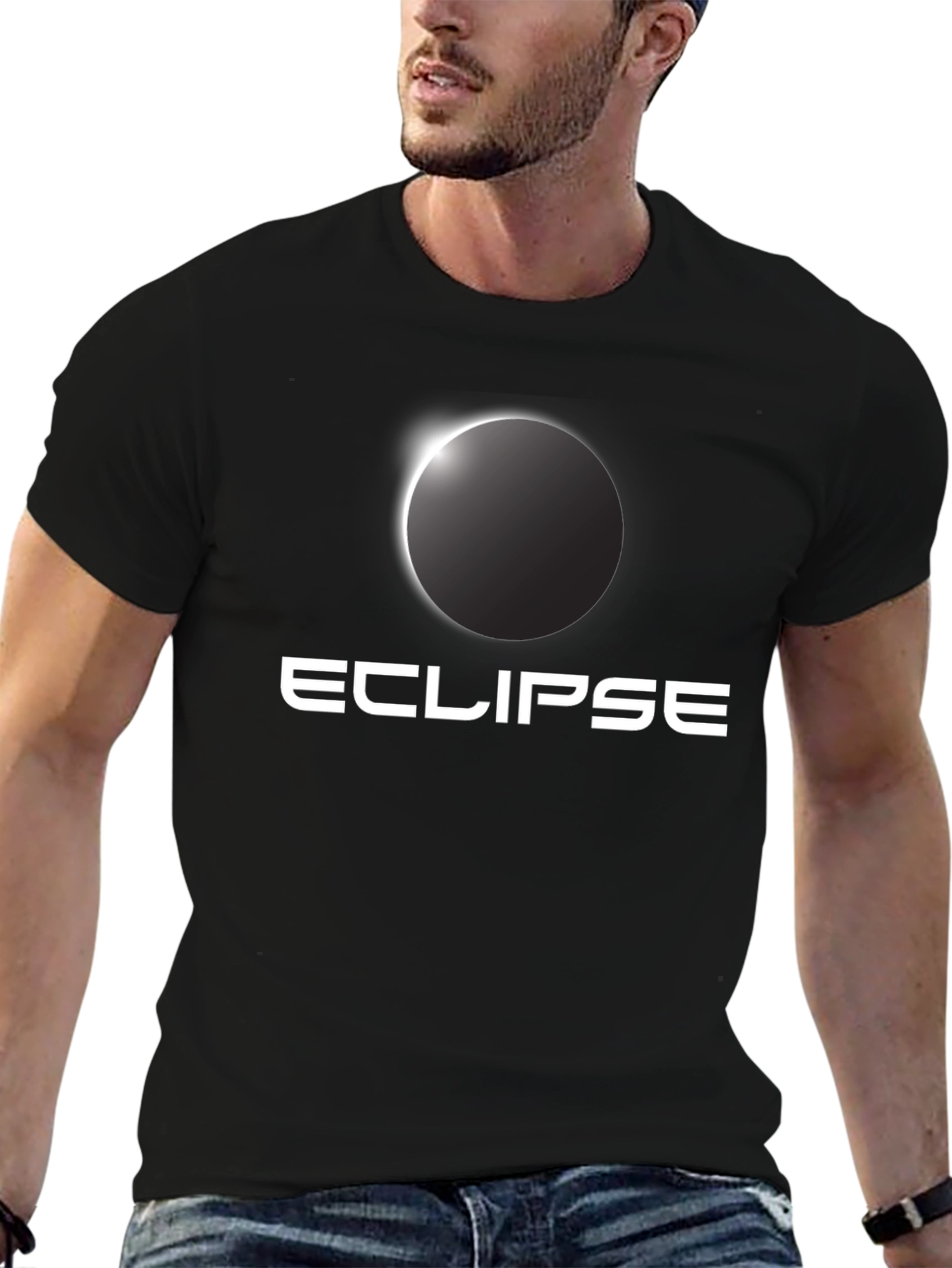 Eclipse Graphic Tee - Dark Mode Cool