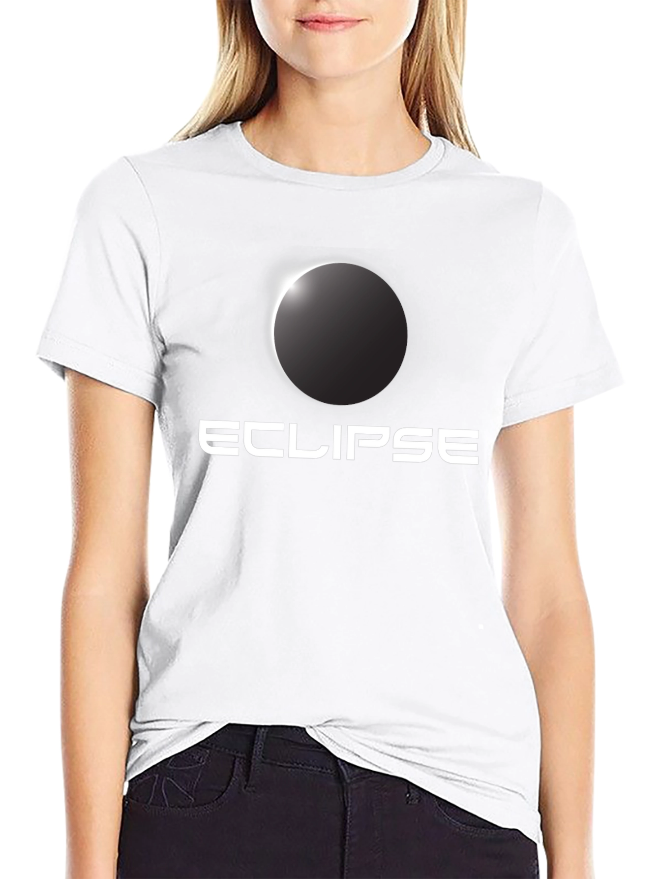 Eclipse Graphic Tee - Dark Mode Cool