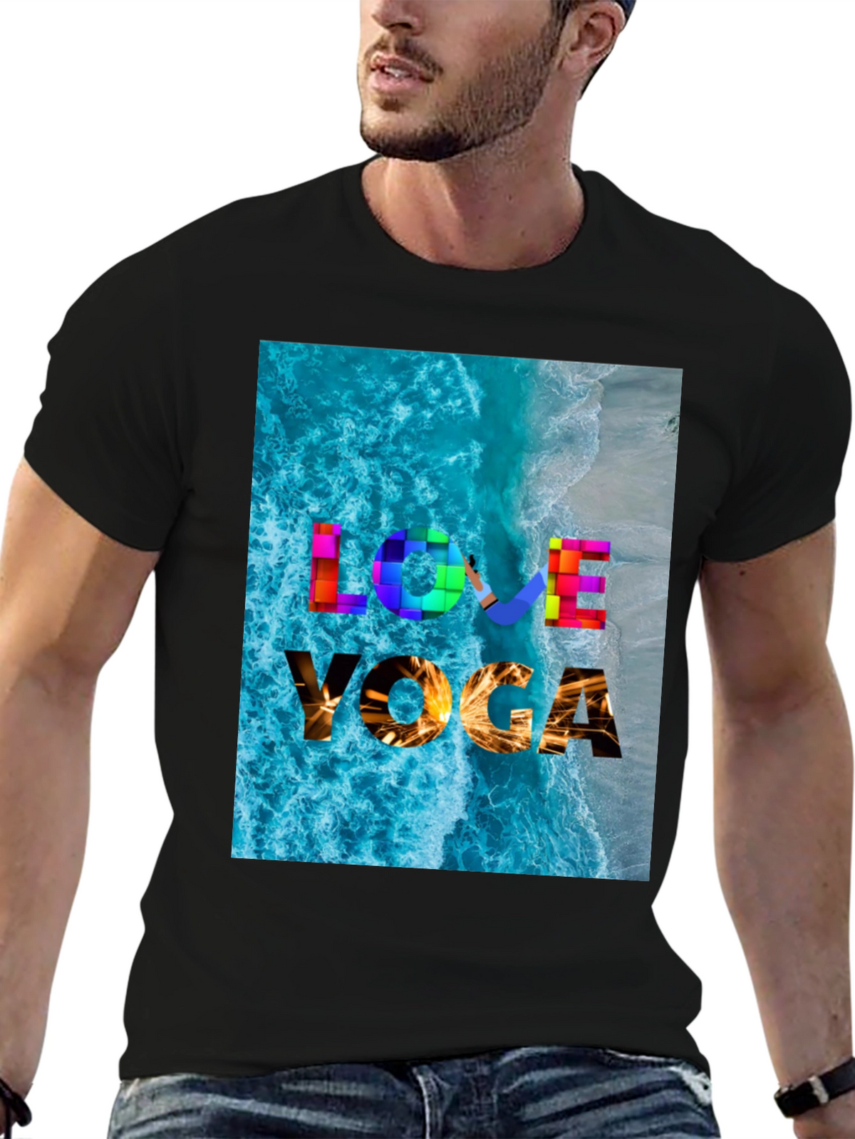 Love Yoga Beach T-Shirt