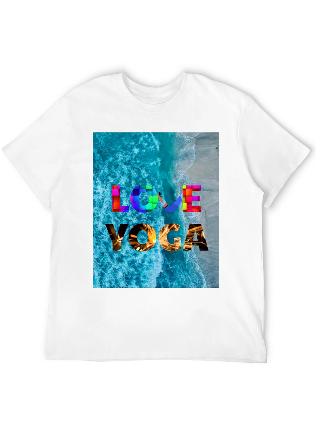 Love Yoga Beach T-Shirt