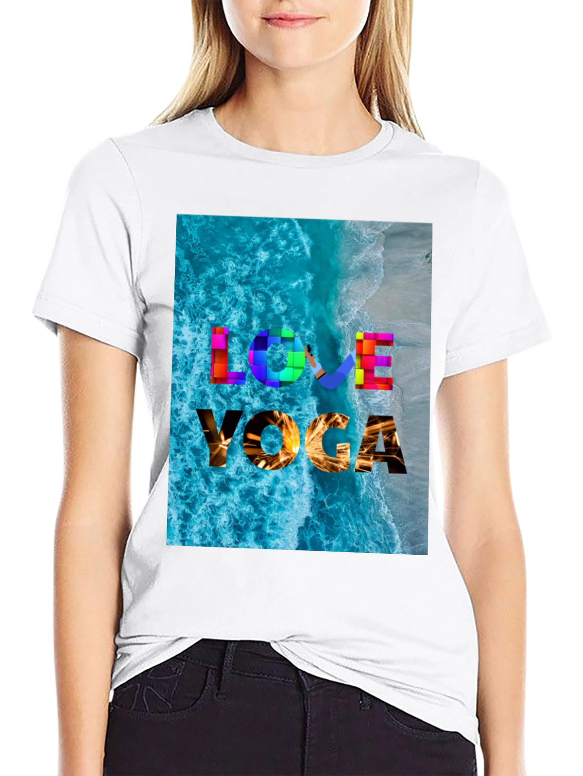 Love Yoga Beach T-Shirt