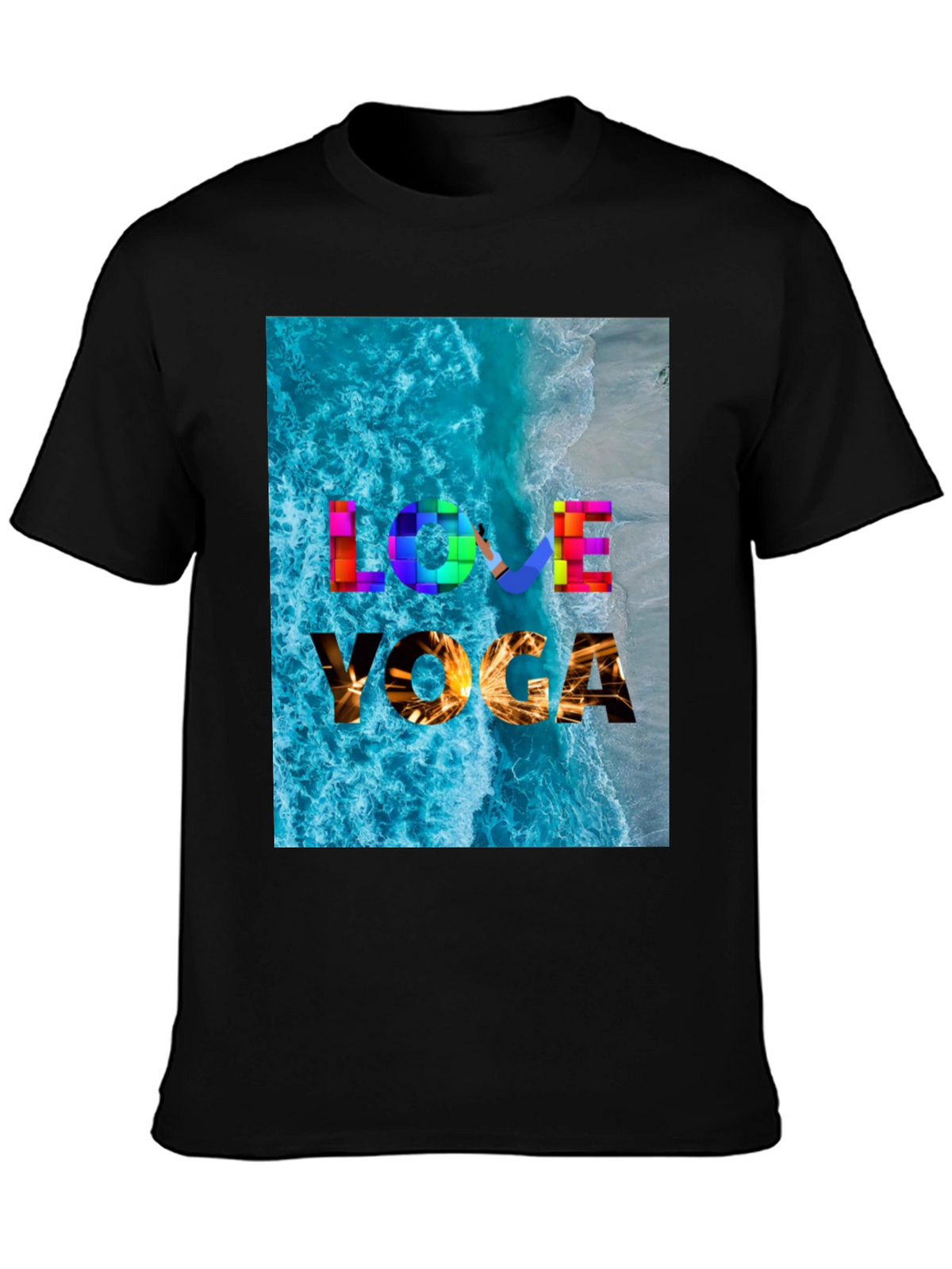 Love Yoga Beach T-Shirt