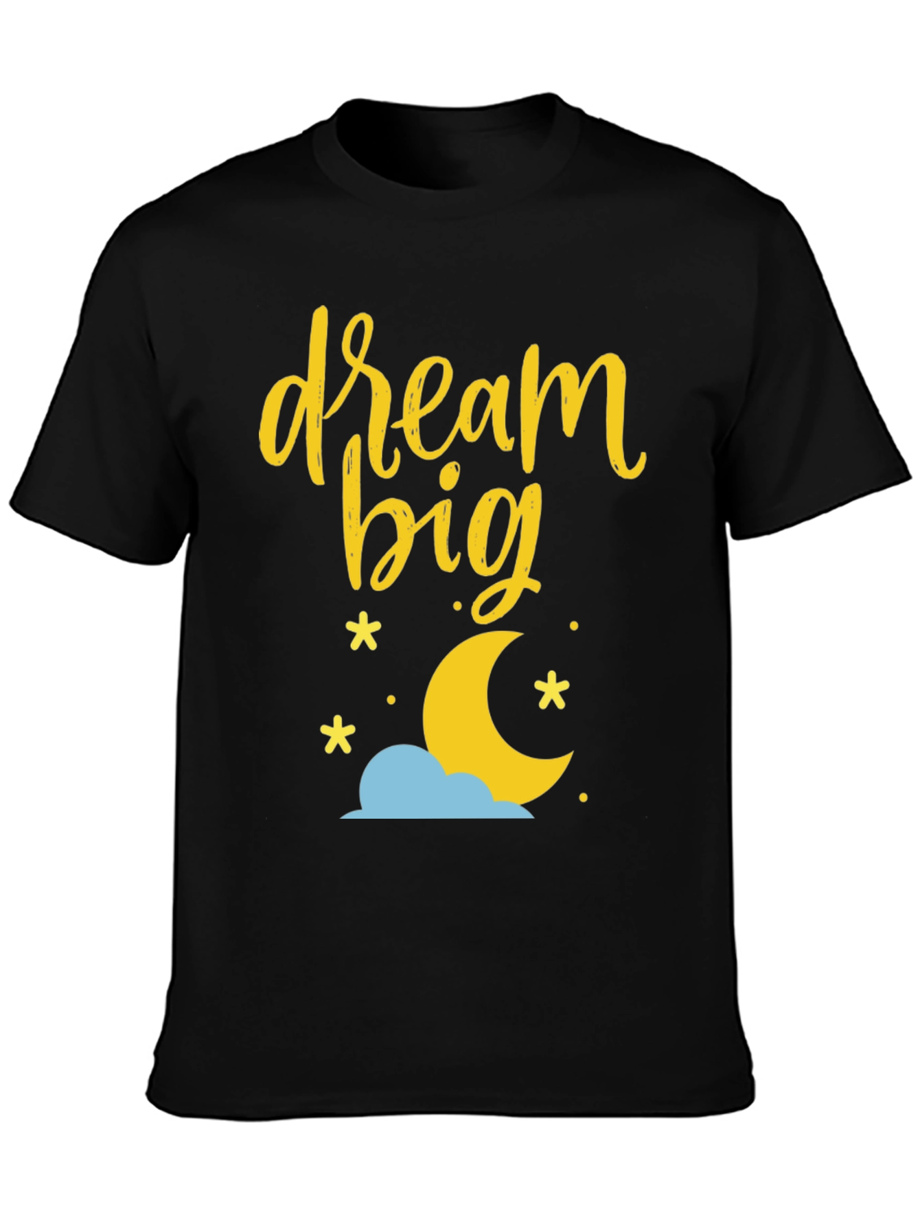 Dream Big Graphic Tee - Black