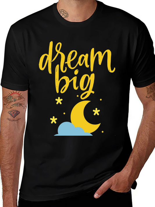 Dream Big Graphic Tee - Black