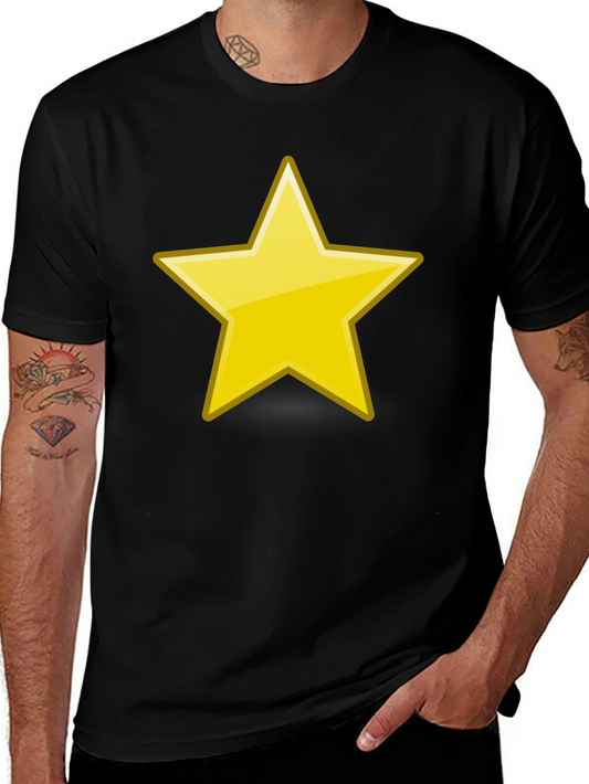 Bold Star Graphic Black T-Shirt
