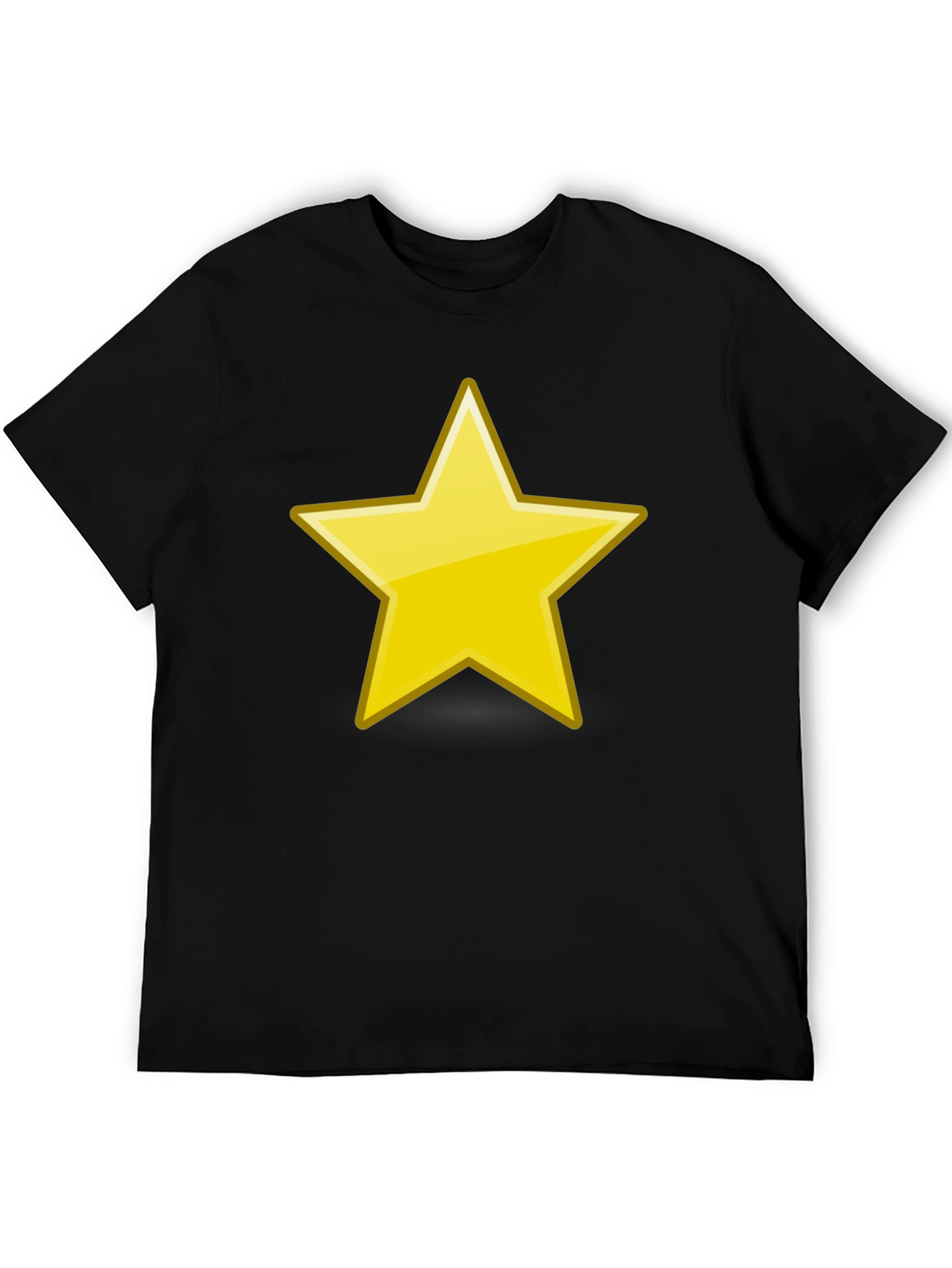Bold Star Graphic Black T-Shirt