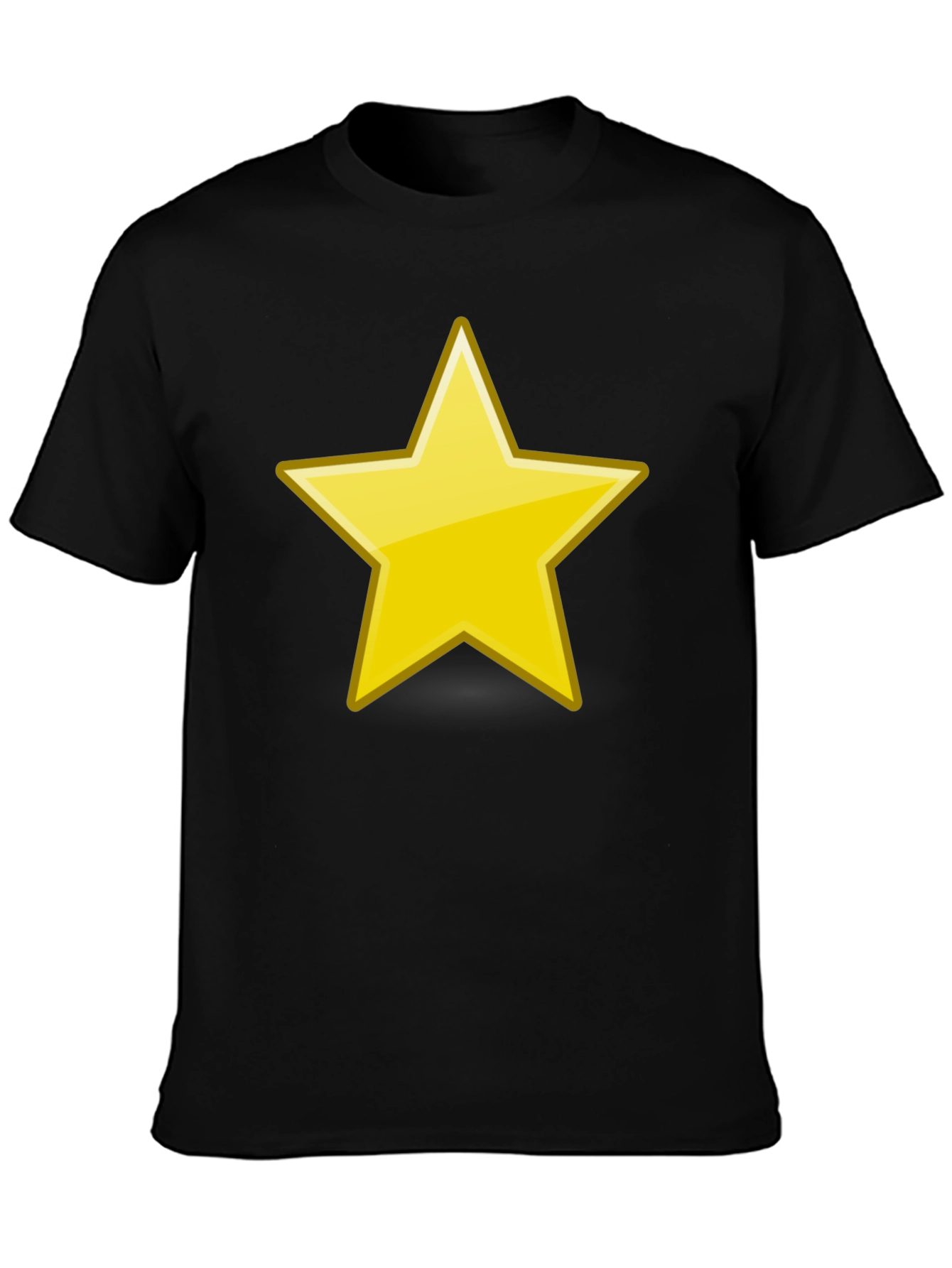 Bold Star Graphic Black T-Shirt