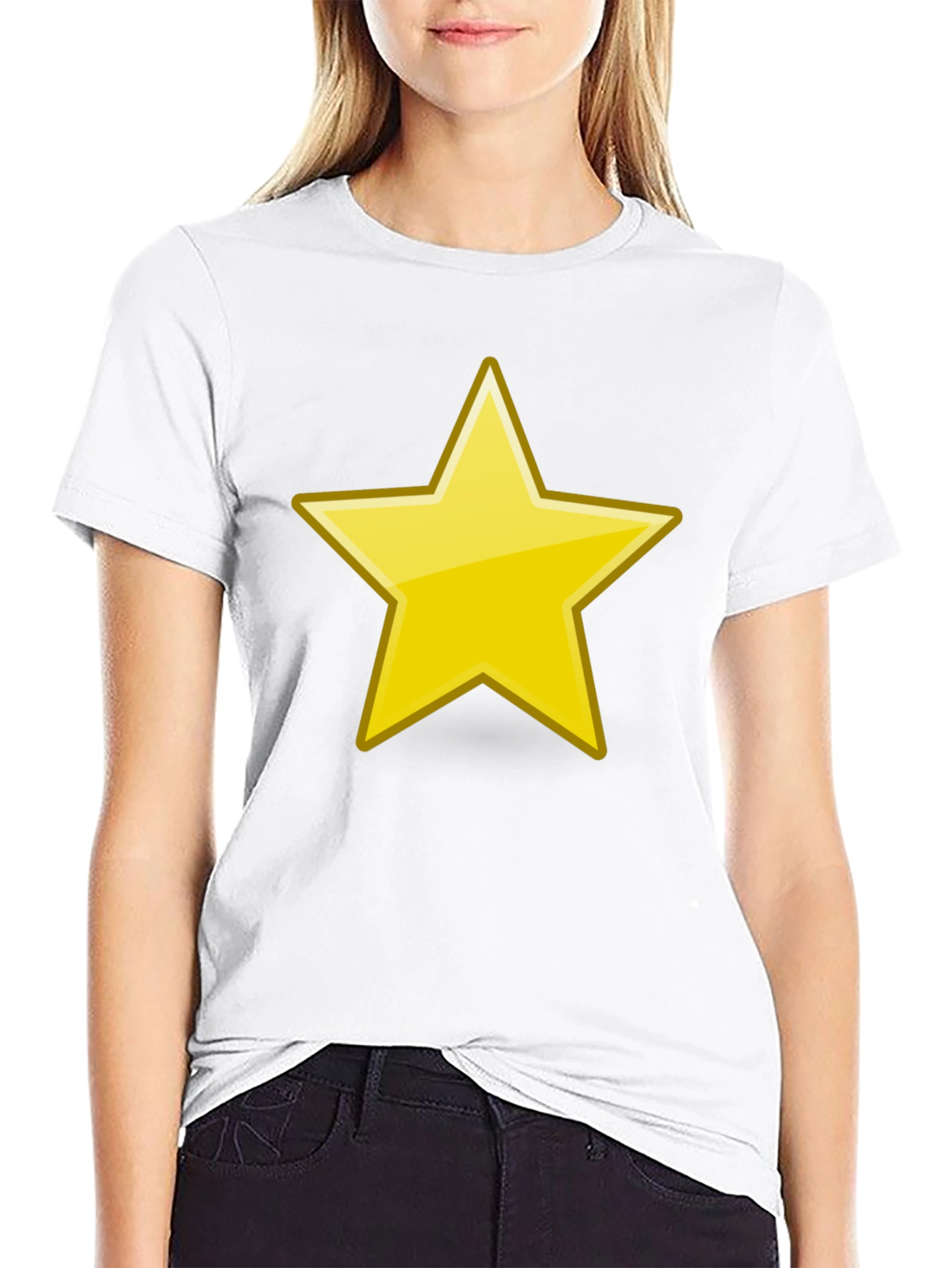 Bold Star Graphic Black T-Shirt