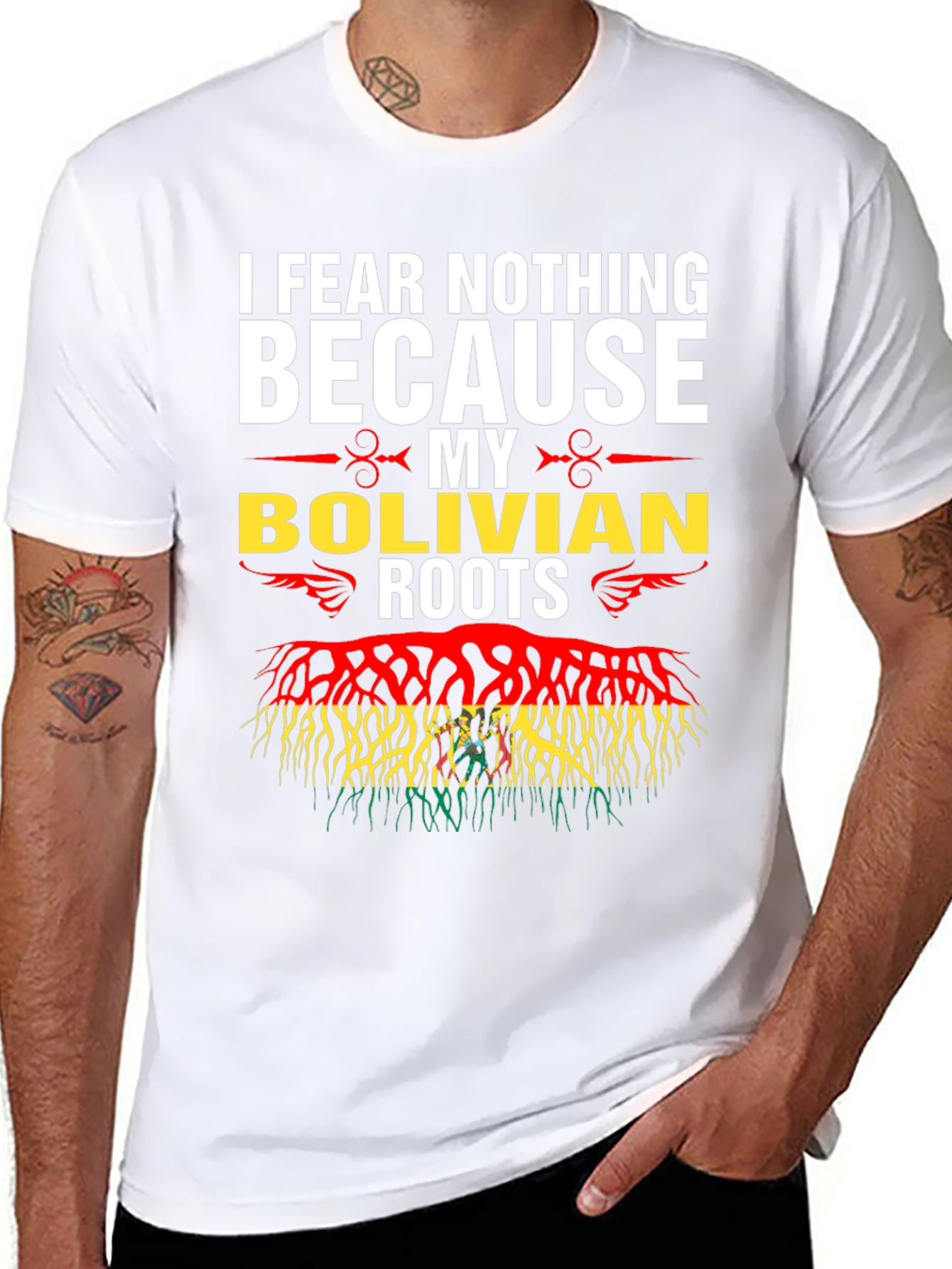 Bolivian Roots T-Shirt - Fear Nothing Pride