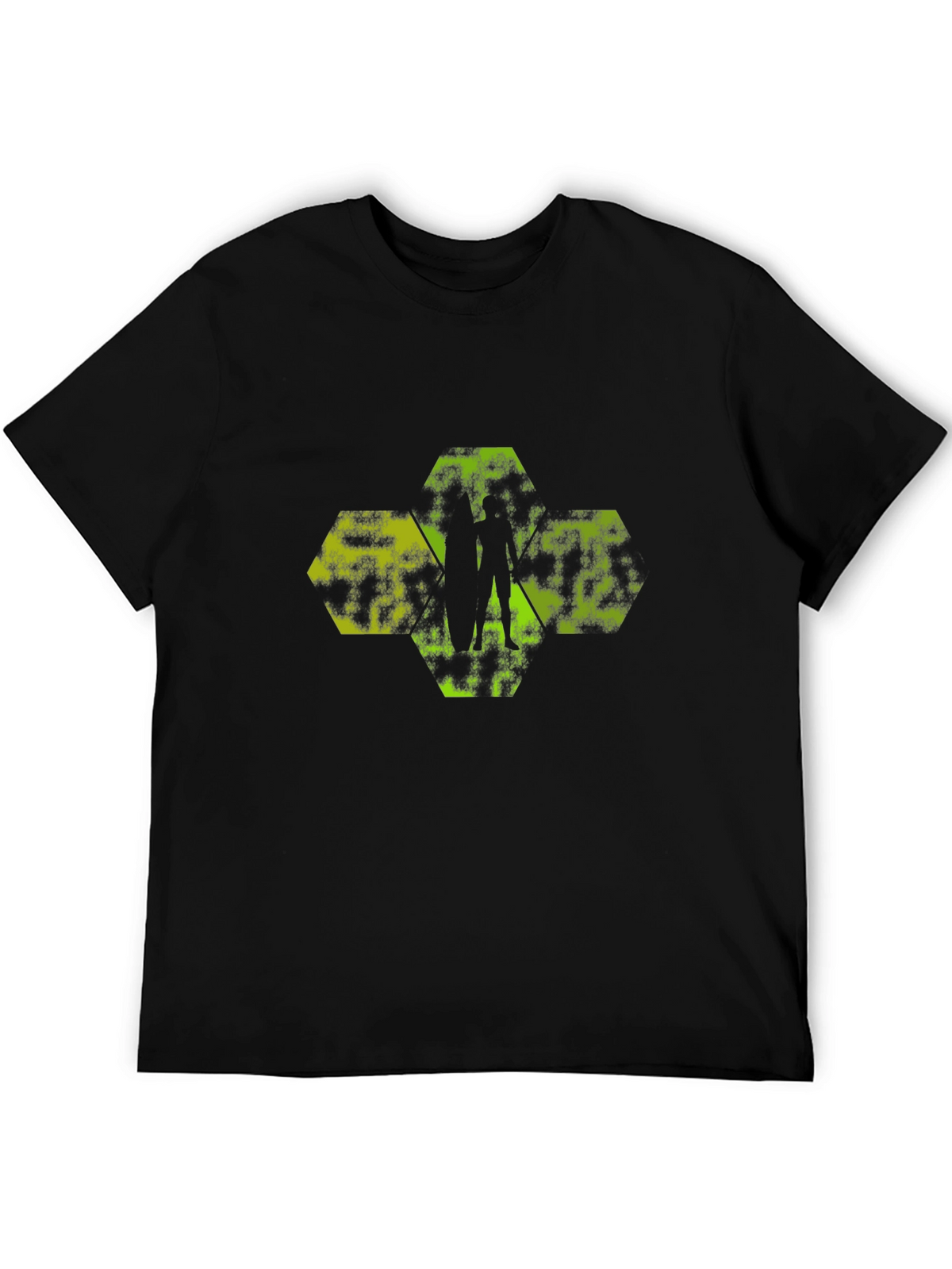 Geometric Silhouette Tee - Modern Graphic Print