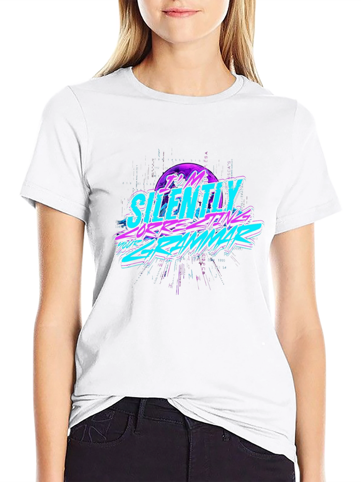 Silently Correcting Grammar Graphic Tee
