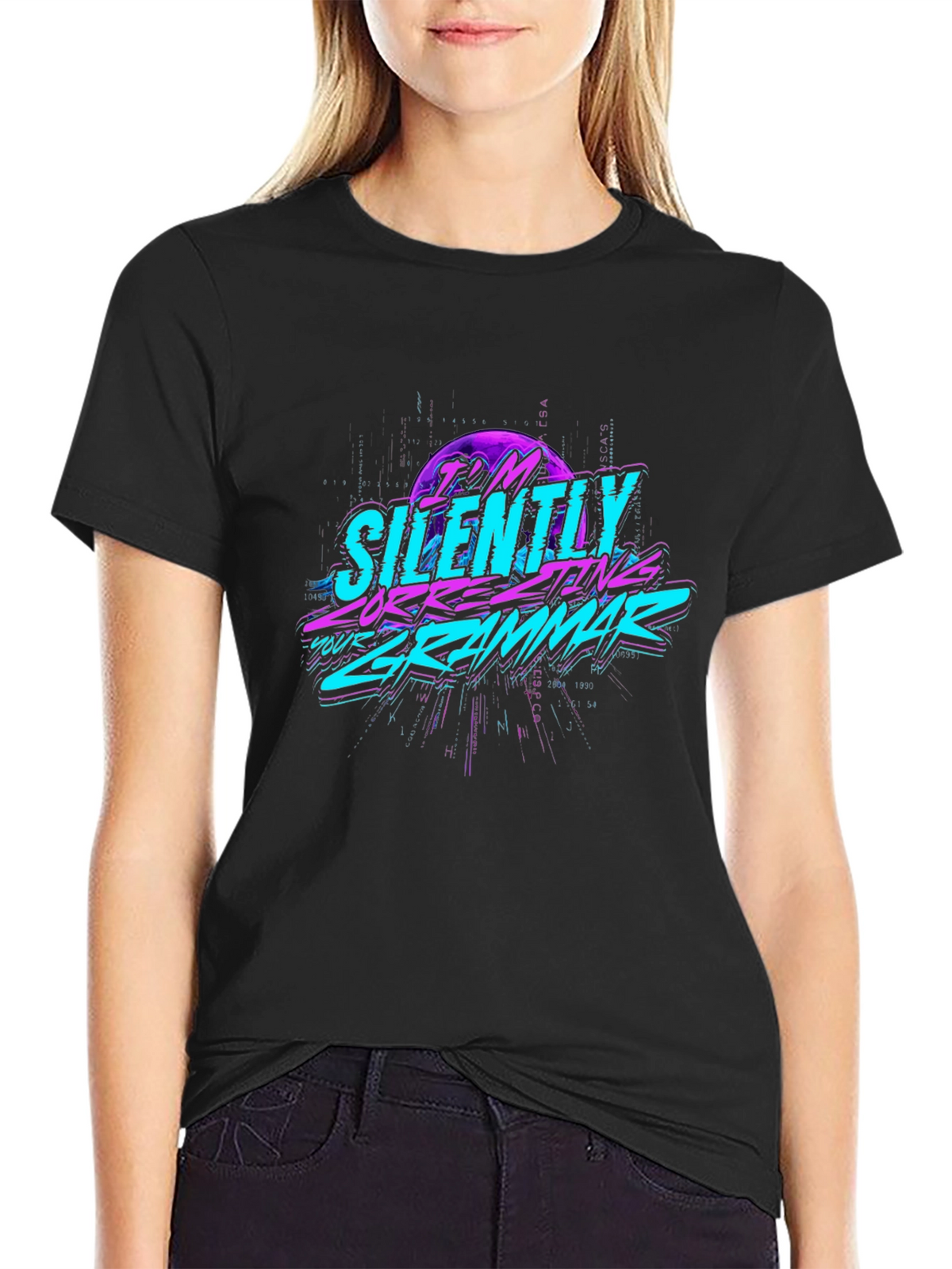 Silently Correcting Grammar Graphic Tee