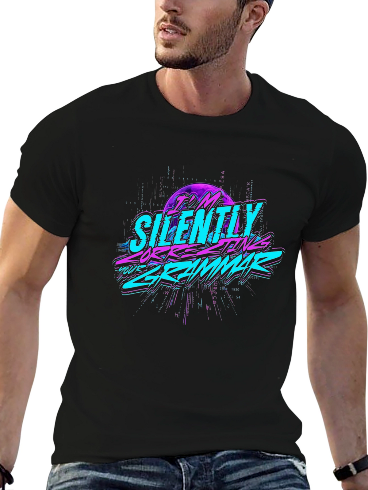 Silently Correcting Grammar Graphic Tee
