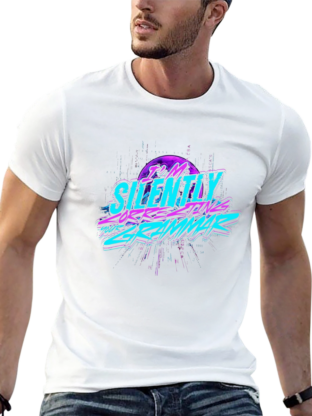 Silently Correcting Grammar Graphic Tee