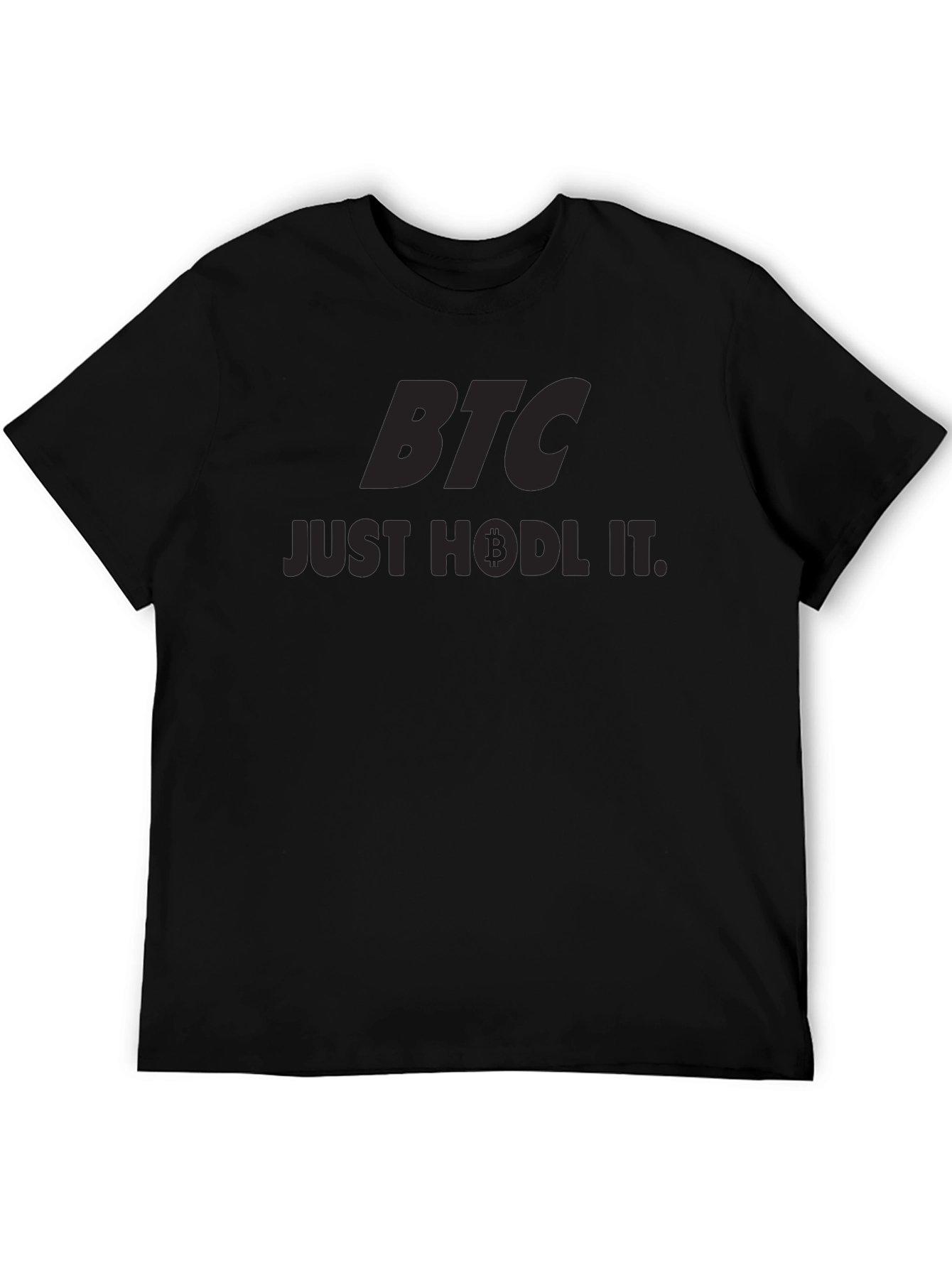 BTC Just HODL IT. Black T-Shirt