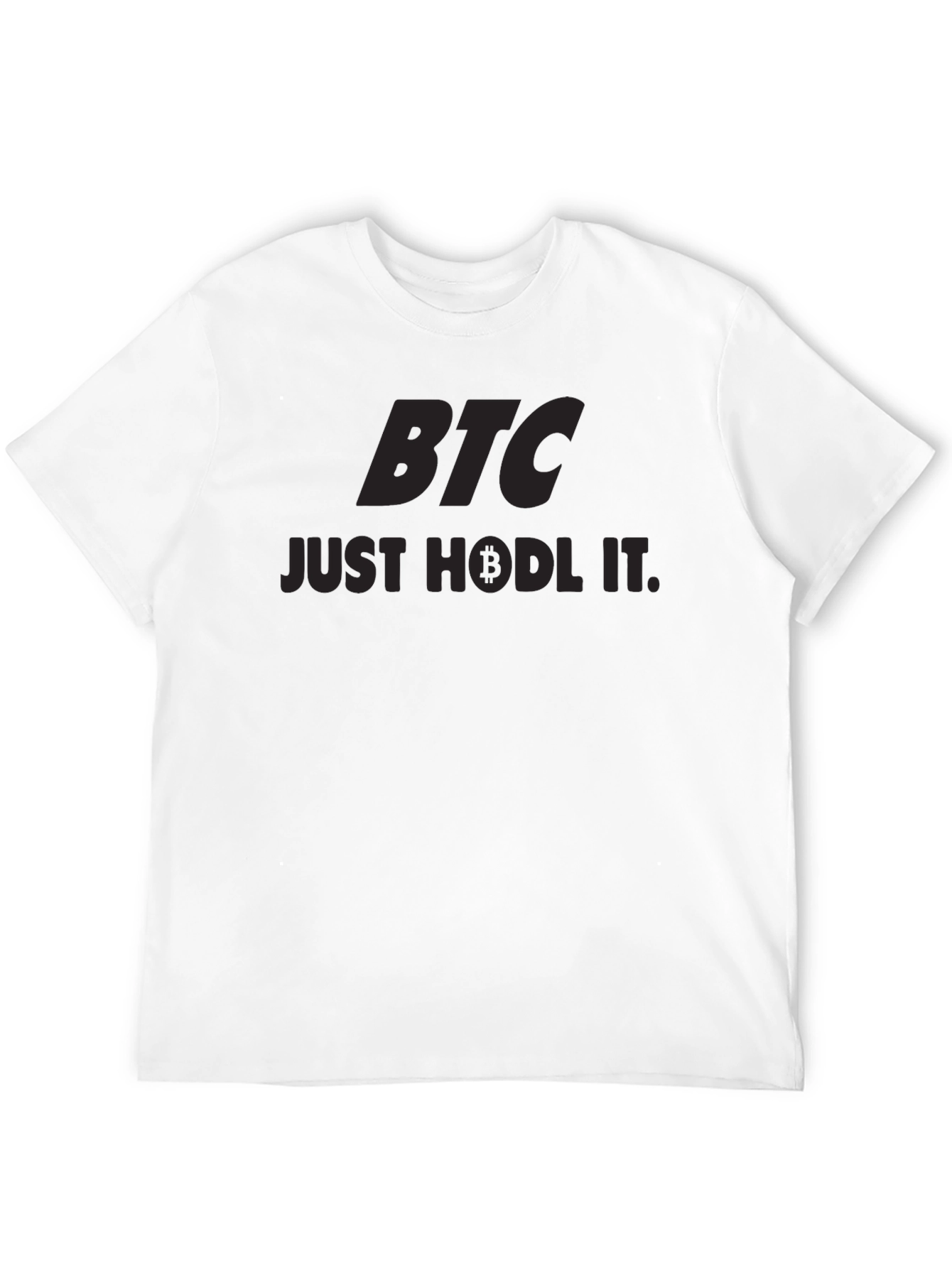 BTC Just HODL IT. Black T-Shirt