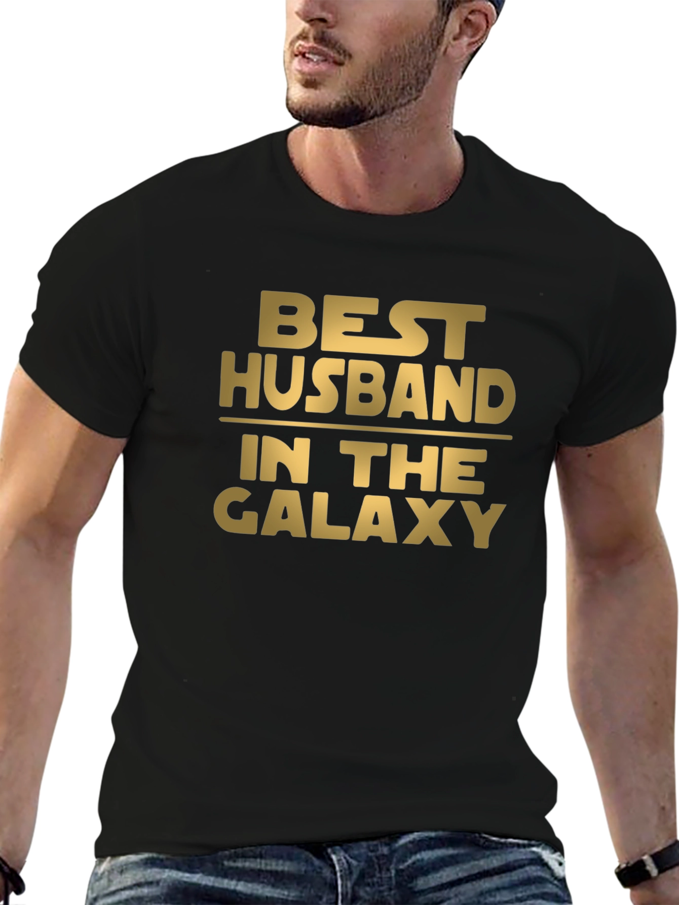 Best Husband In The Galaxy Novelty T-Shirt
