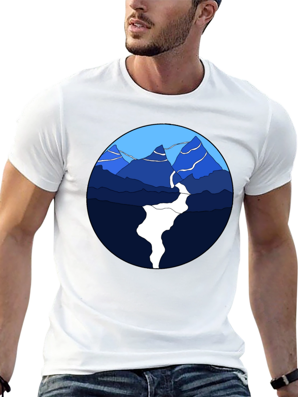 Mountain River Graphic Tee