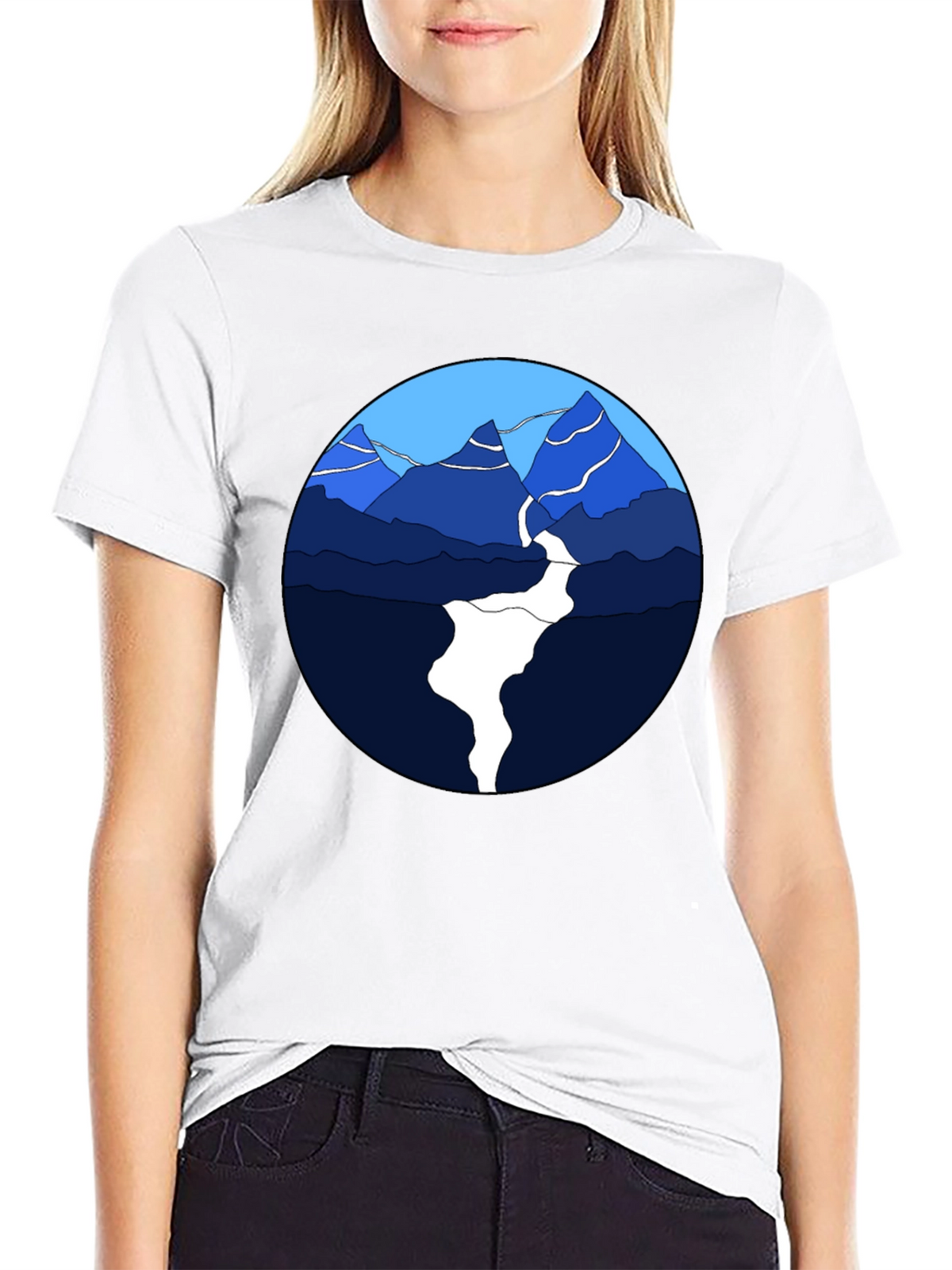 Mountain River Graphic Tee