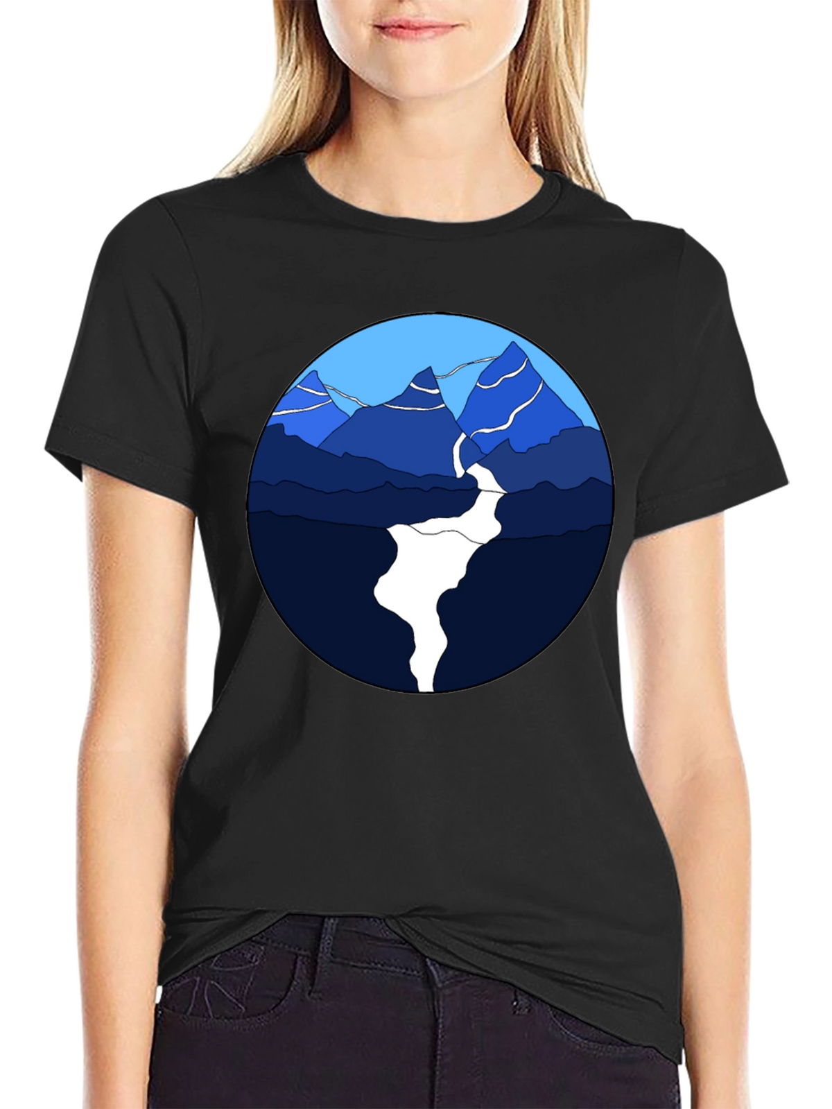 Mountain River Graphic Tee