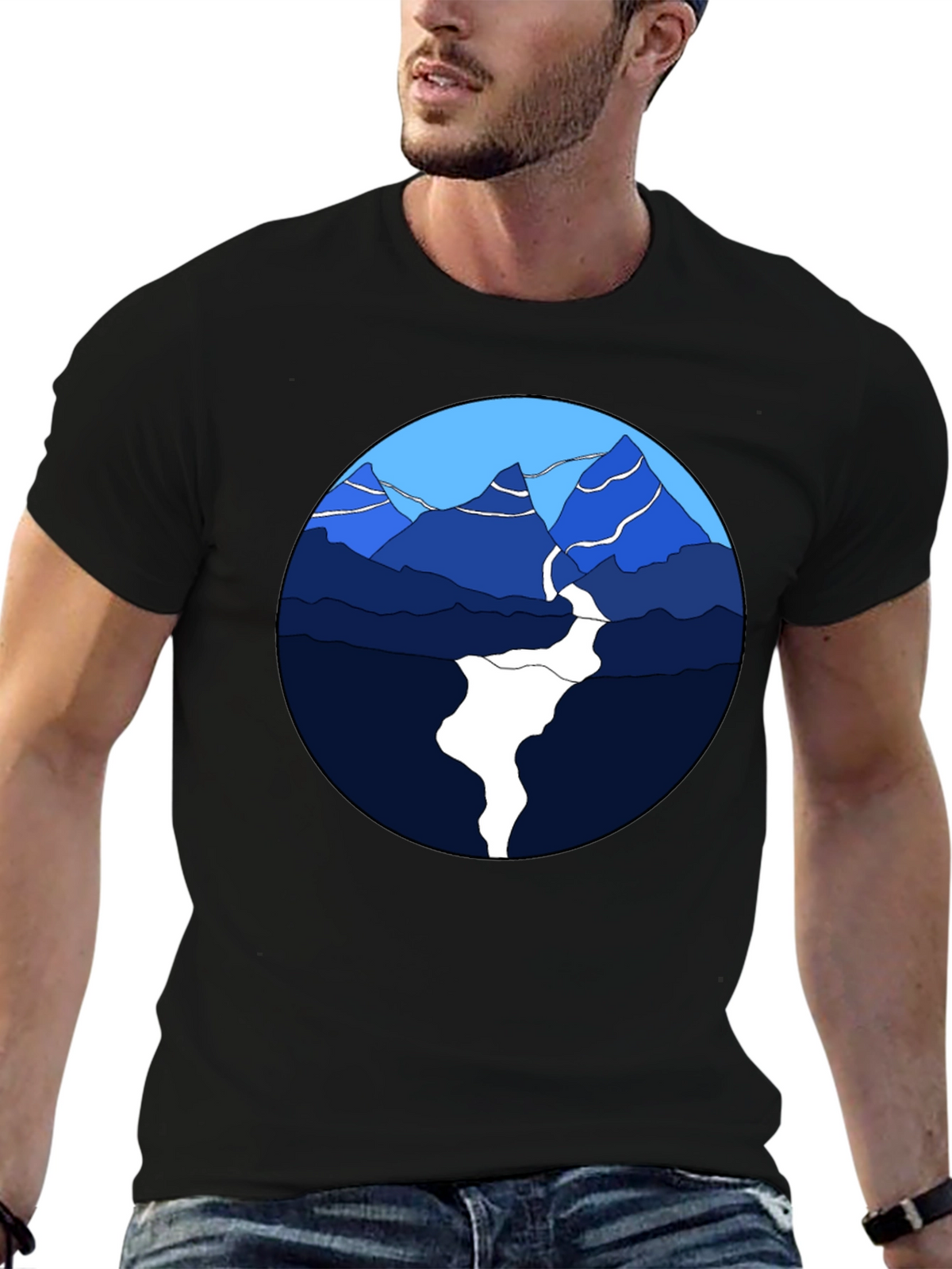 Mountain River Graphic Tee