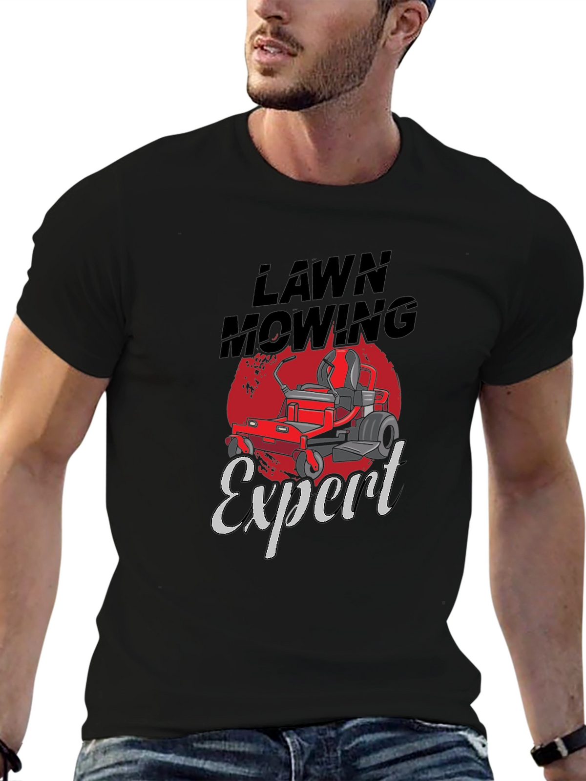 Lawn Mowing Expert Graphic Tee