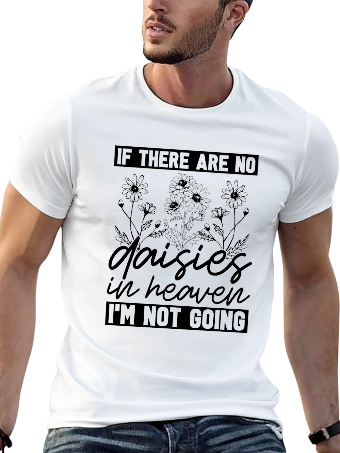 Daisies In Heaven Graphic T-Shirt