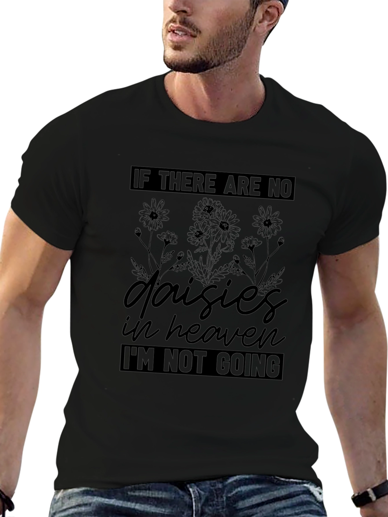 Daisies In Heaven Graphic T-Shirt